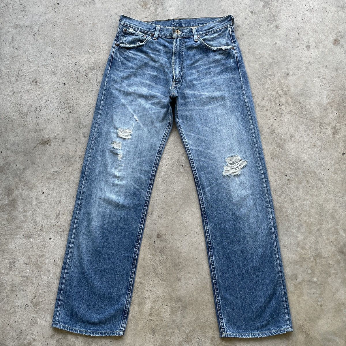Levi's Vintage Clothing Vintage Levi’s 503 Distressed Faded Denim Jeans Pants W31 Size US 31 - 1 Thumbnail