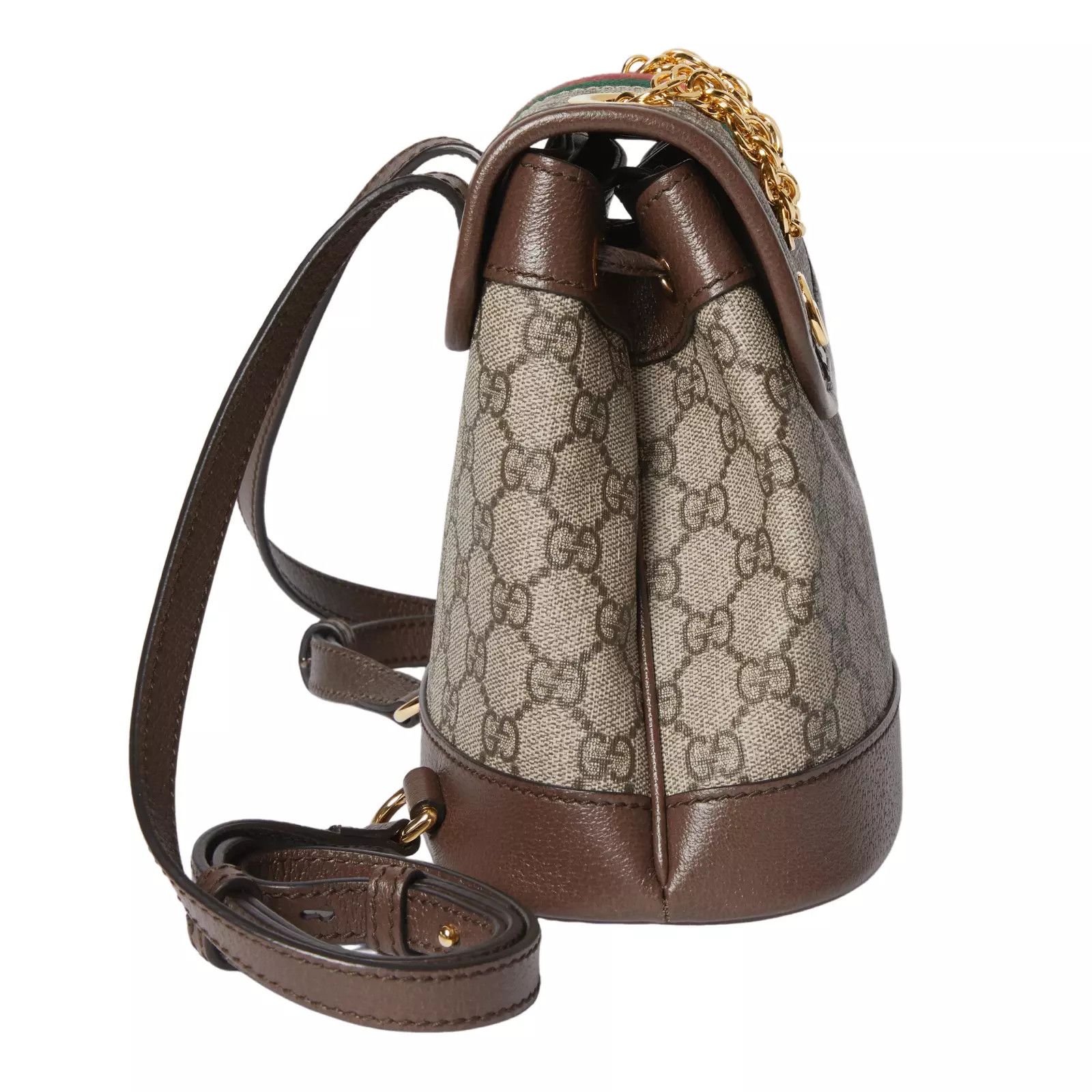 Gucci GUCCI Ophidia Mini Beige And Ebony GG Canvas Backpack Size ONE SIZE - 4 Thumbnail