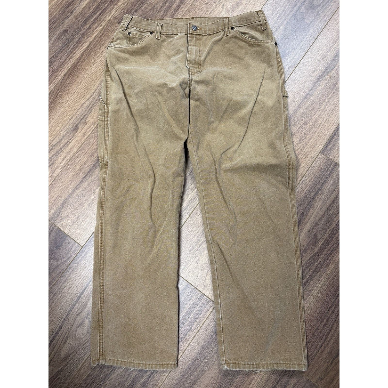 Dickies Vintage Dickies Carpenter Relaxed Fit Canvas Pants 38x32 Size US 38 / EU 54 - 1 Thumbnail