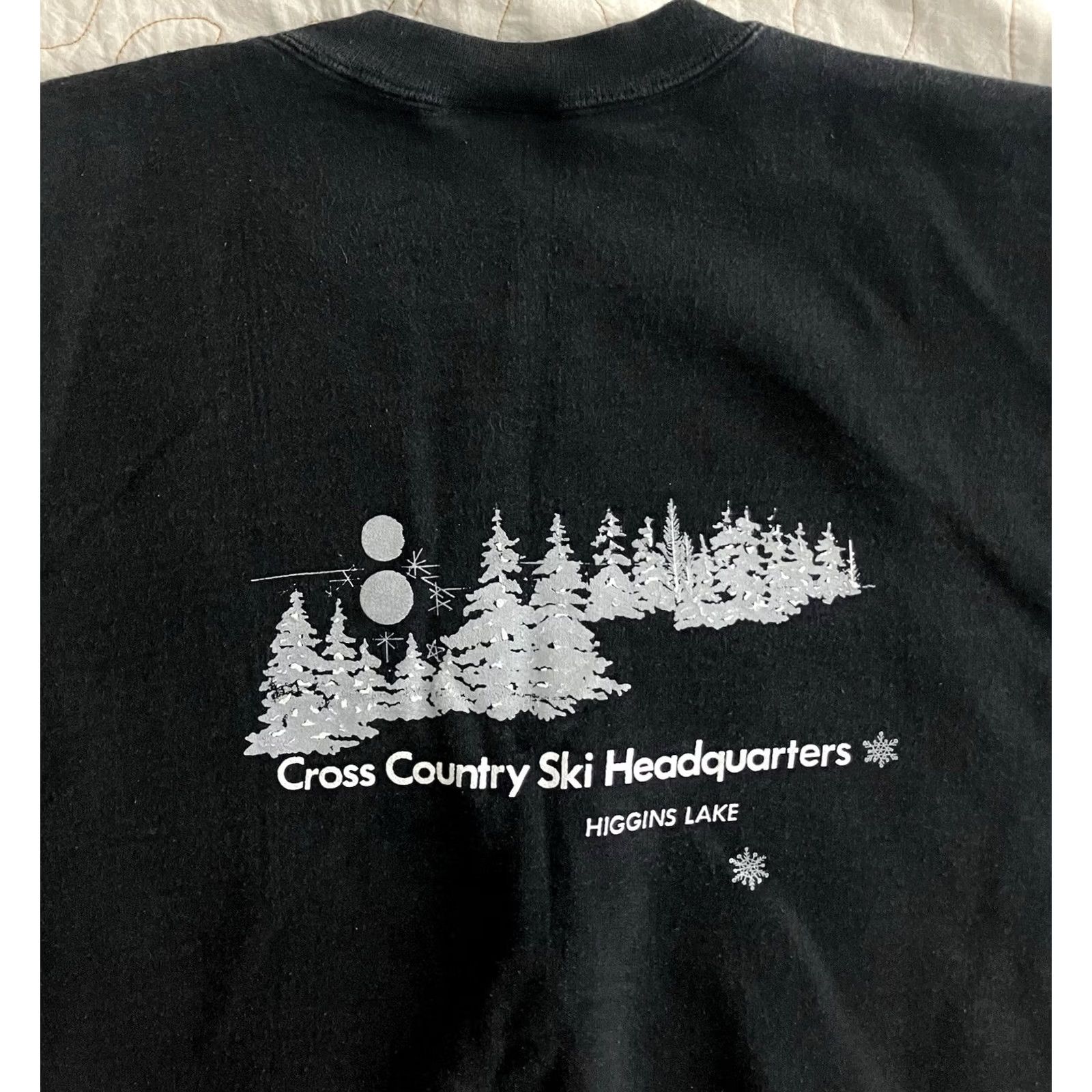 Hanes VINTAGE Hanes Sweater Men Cross Country Ski Black Cotton L Pullover Skiing MENS VTG 1960s 70s Theme Skiing Fashion Cold Weather Size US L / EU 52-54 / 3 - 2 Thumbnail