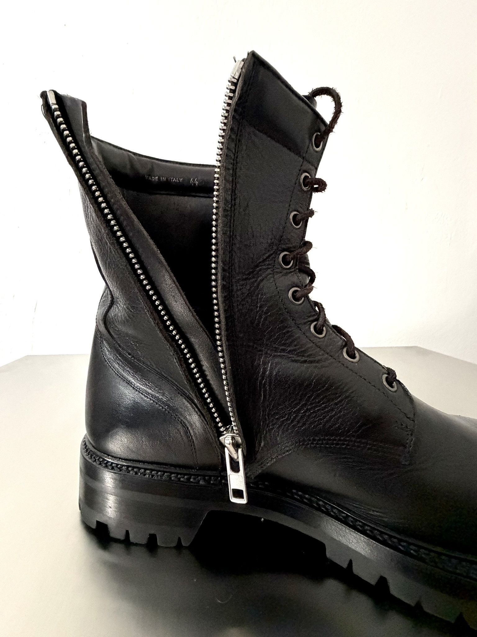 Rick Owens Rick Owens Goodyear Flex Combat Boots EU44 UK10 Size US 11 / EU 44 - 19 Thumbnail