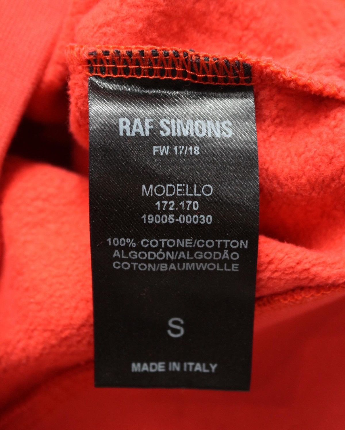Raf Simons FW2017-2018 RAF SIMONS "WALK WITH ME" HOODIE Size US S / EU 44-46 / 1 - 5 Thumbnail