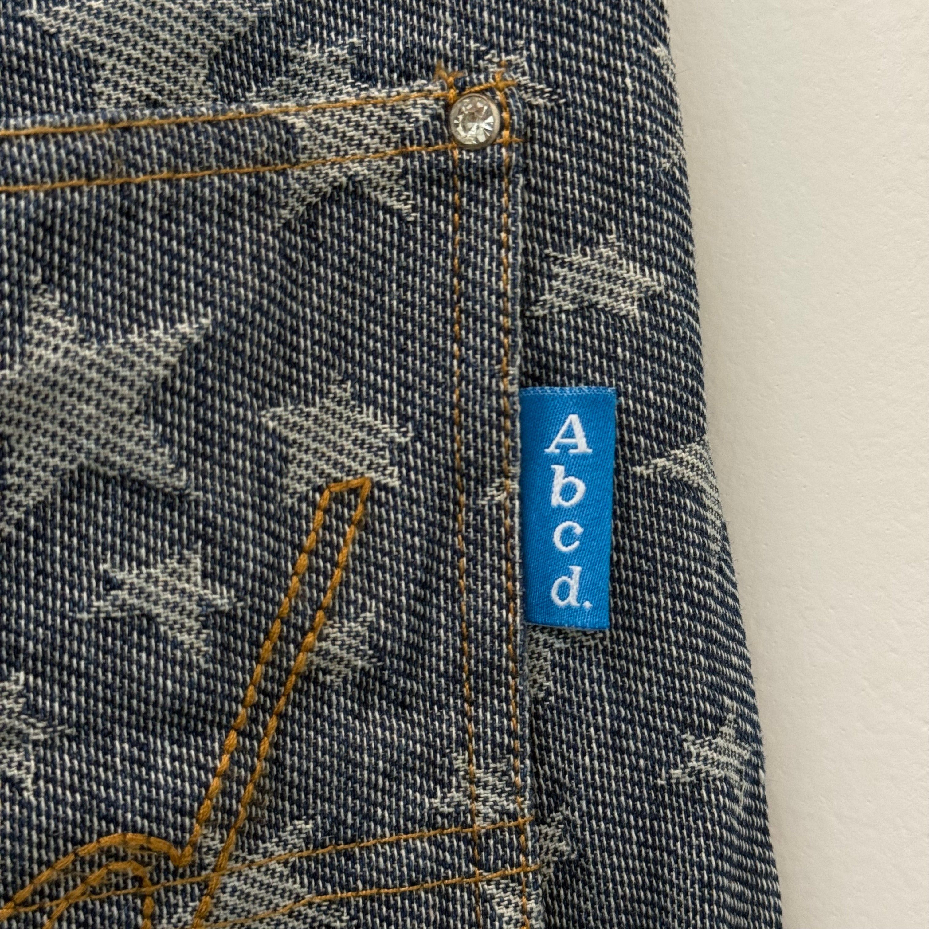 Advisory Board Crystals ABC Star Rivet Double Knee Denim - Size 32 Size US 32 / EU 48 - 6 Thumbnail