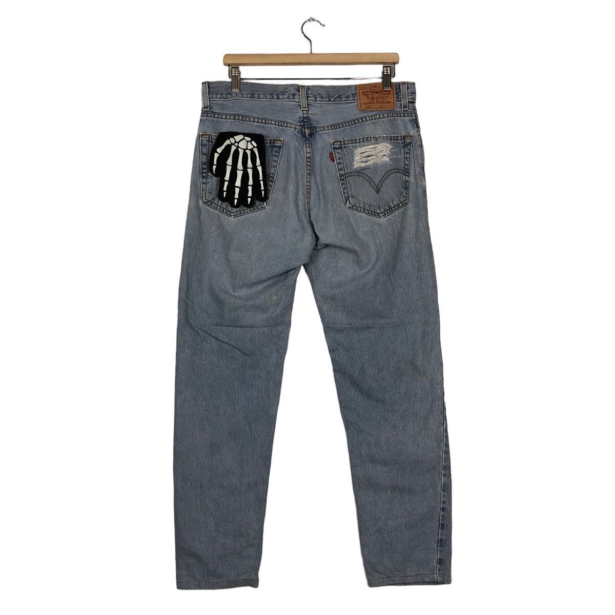 Levi's 🔥90’s True Vintage Distressed Denim Jeans Levi’s Size US 34 / EU 50 - 8 Thumbnail