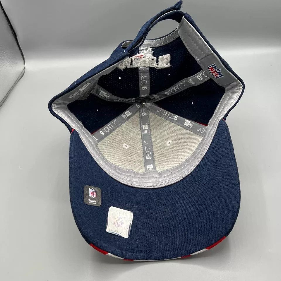 New Era New England Patriots Hat Women 9Forty New Era Strap Back Cap Size ONE SIZE - 7 Thumbnail