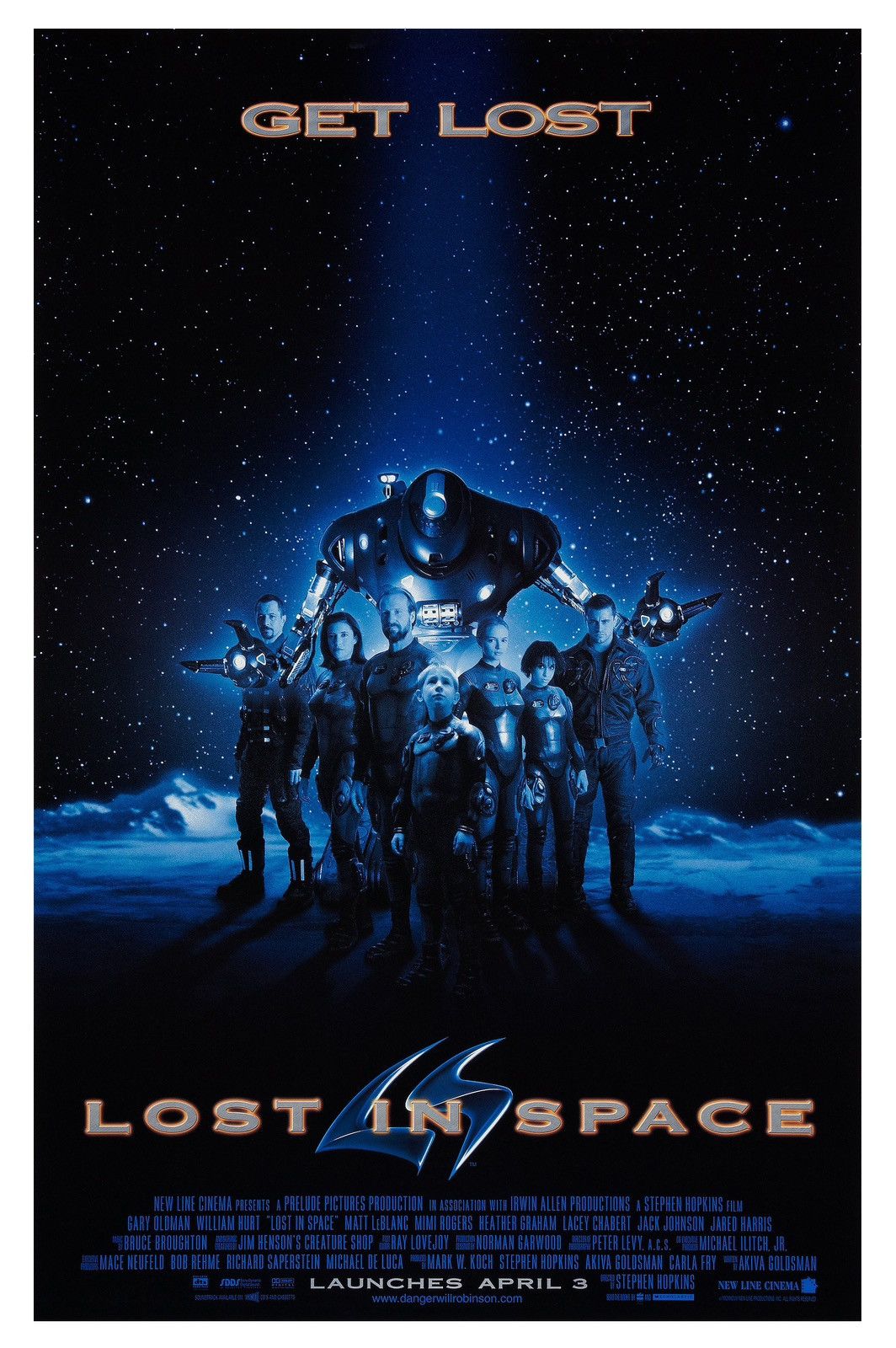 Vintage vintage 1990's lost in space movie t-shirt Size US M / EU 48-50 / 2 - 2 Thumbnail