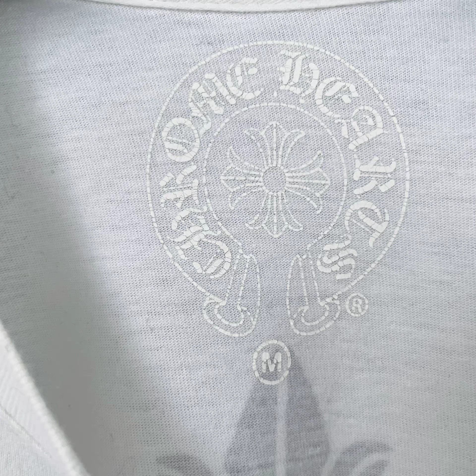 Chrome Hearts Chrome Hearts CH White Horseshoe Cross Dagger Vine T-Shirt Size US M / EU 48-50 / 2 - 6 Thumbnail