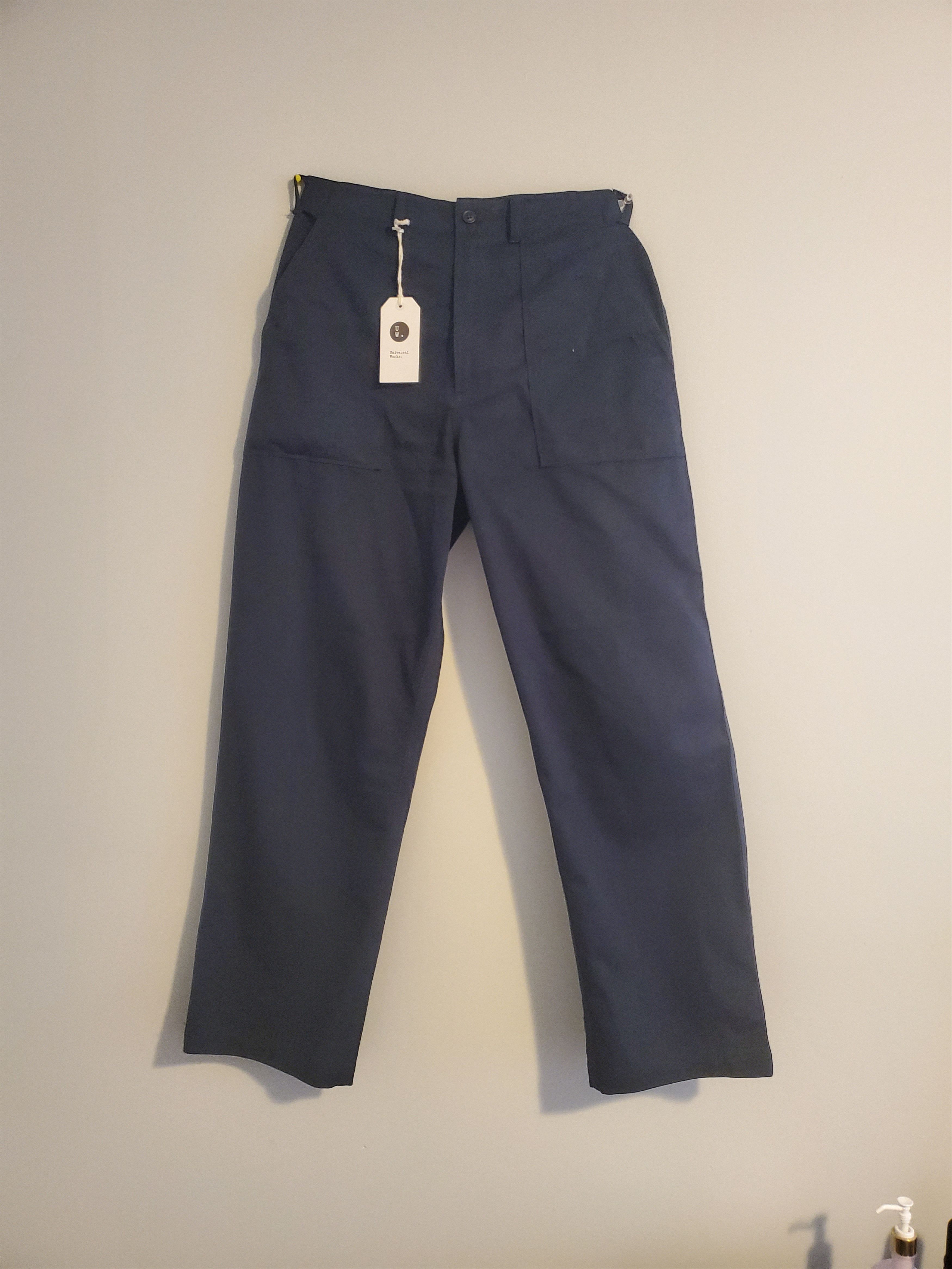 Image of Universal Works Fatigue Trousers in Navy, Men's (Size 30)