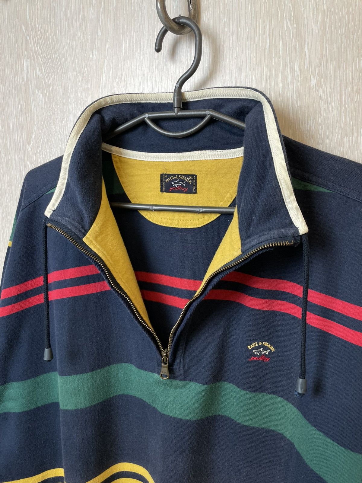 Paul & Shark Vintage Paul & Shark Yachting 1/4 Lampo Zip Sweater Size US XL / EU 56 / 4 - 2 Thumbnail