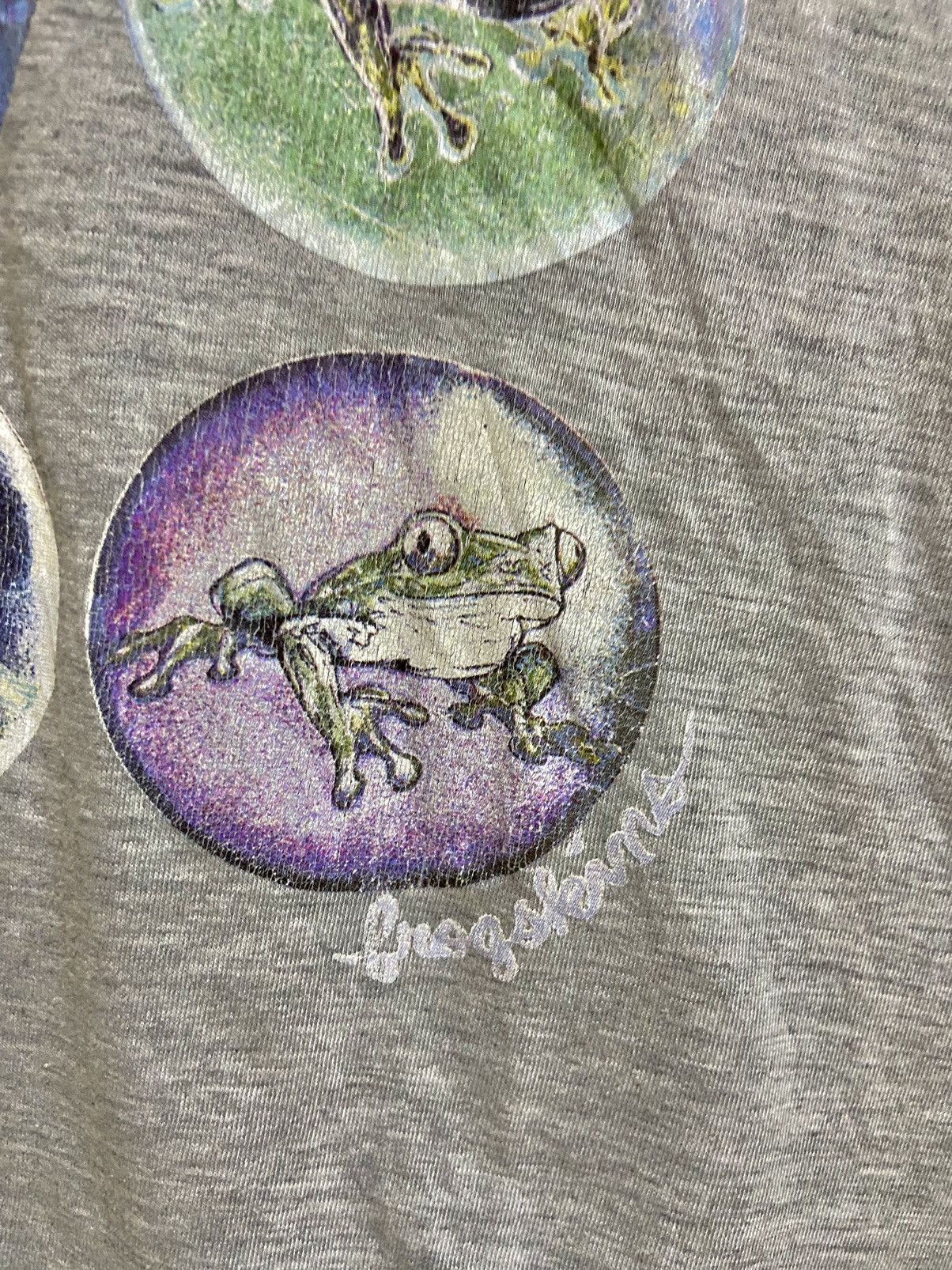 Vintage Oakley Frogskin T-Shirt Size US L / EU 52-54 / 3 - 5 Thumbnail