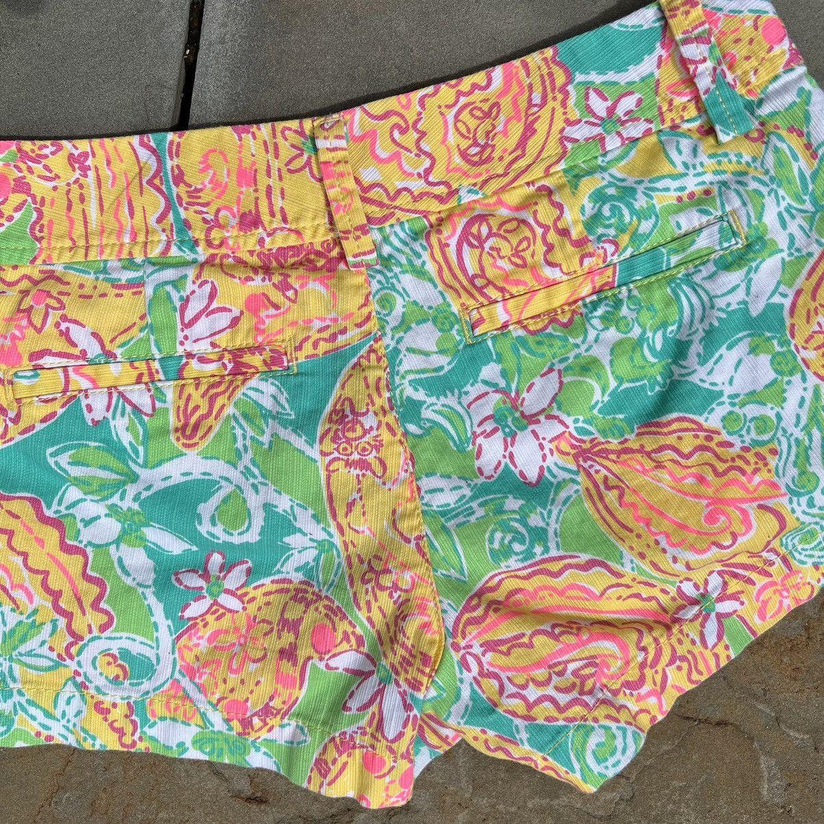 Lilly Pulitzer Lilly Pulitzer Colorful Pattern Short Shorts Size 24" / US 00 / IT 34 - 5 Thumbnail