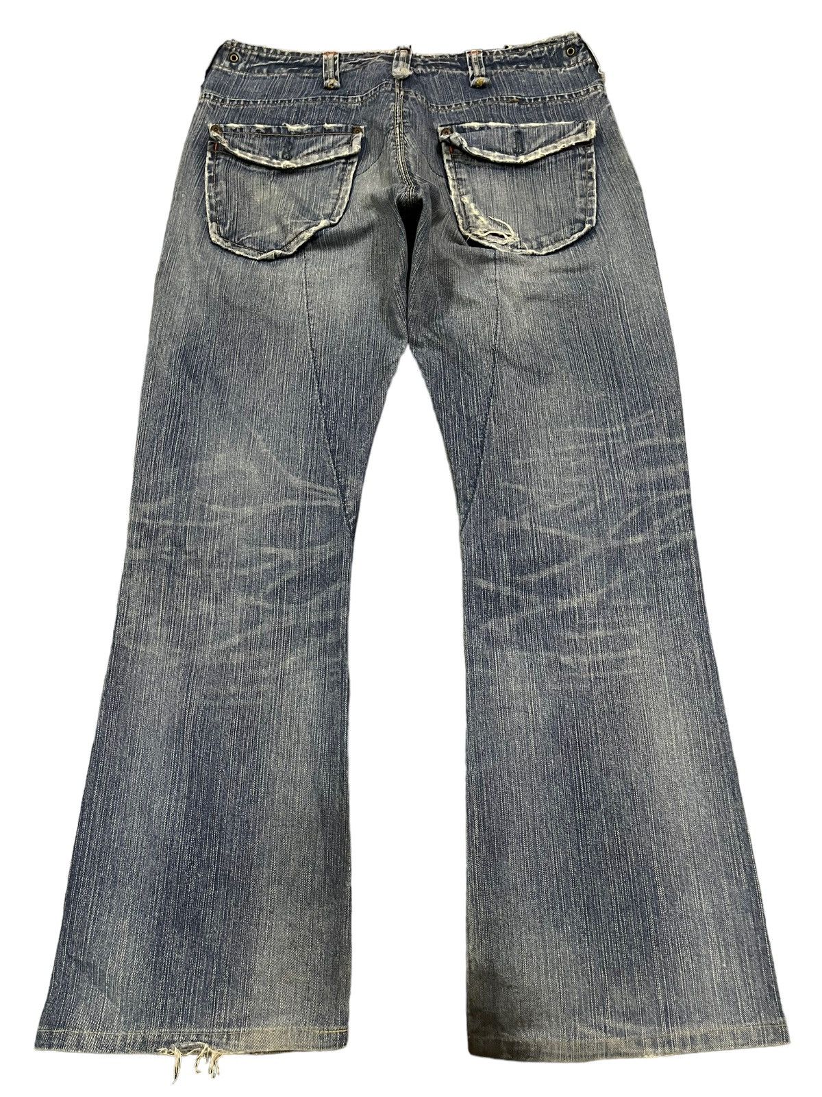 Edwin Vintage Edwin Bush Pant Style Distressed Baggy Jeans Size US 33 - 2 Thumbnail