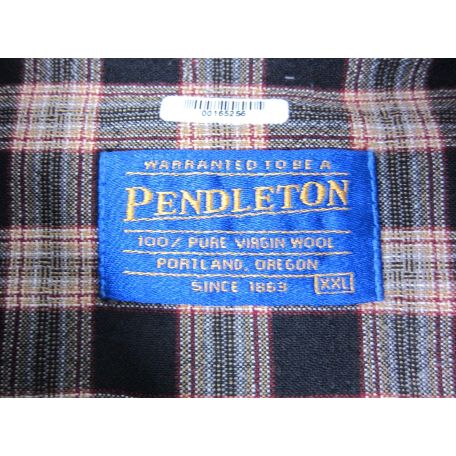 Pendleton VINTAGE Pendleton Shirt Mens 2XL Plaid Wool Button-Up Long Sleeve Fall Winter Spring Casual Travel USA Mens Size US XXL / EU 58 / 5 - 3 Thumbnail