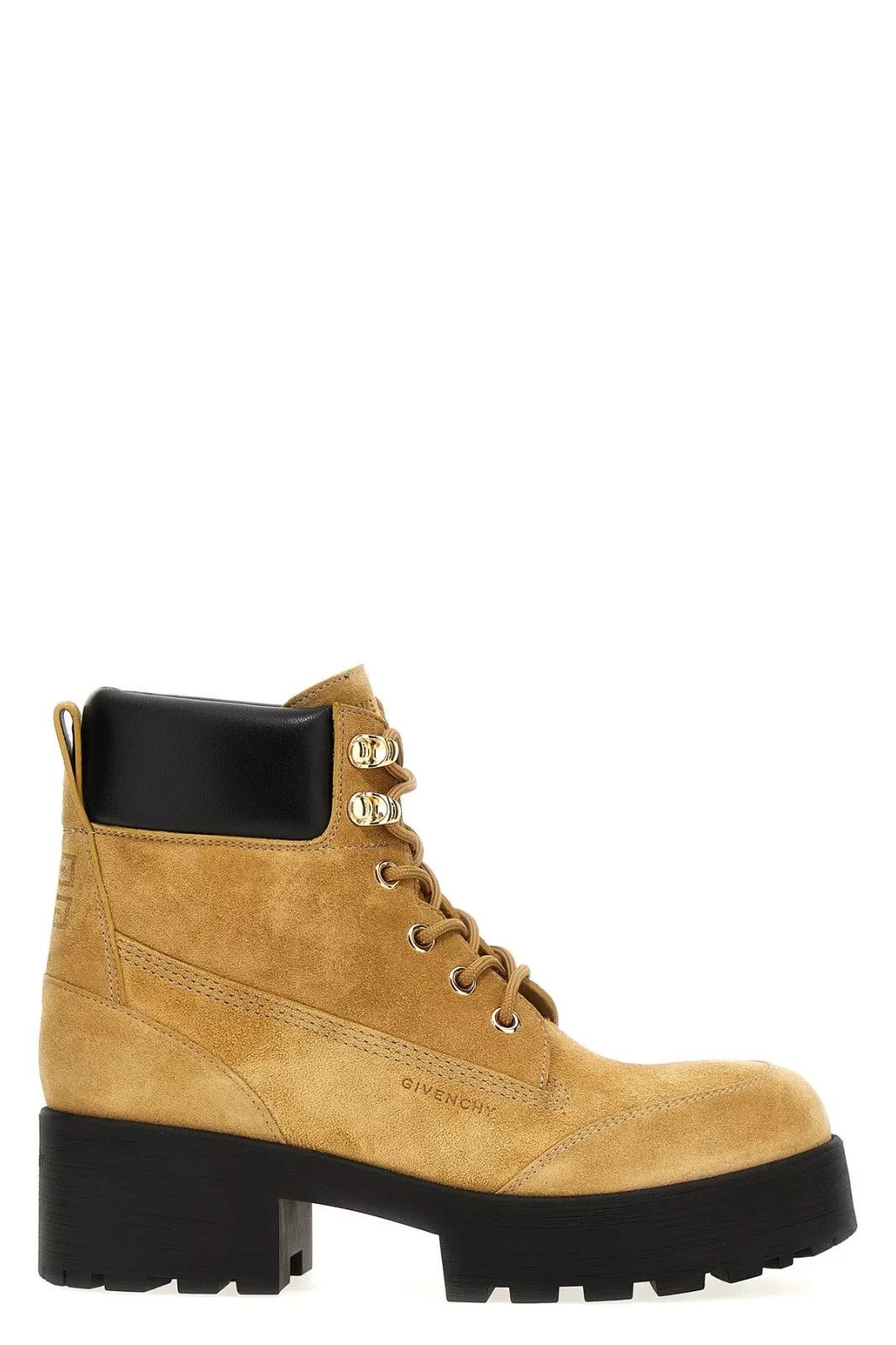 GIVENCHY Trekker Beige Suede Ankle Boots New & Authentic