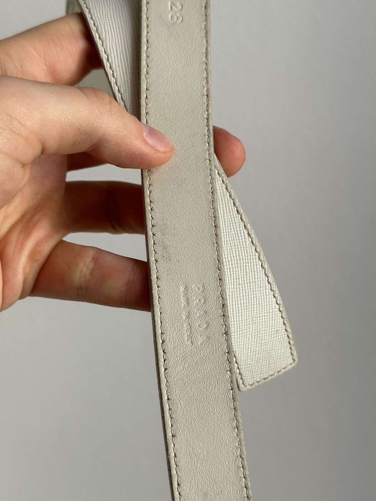 Prada Prada Vintage Leather Belt Size ONE SIZE - 5 Thumbnail