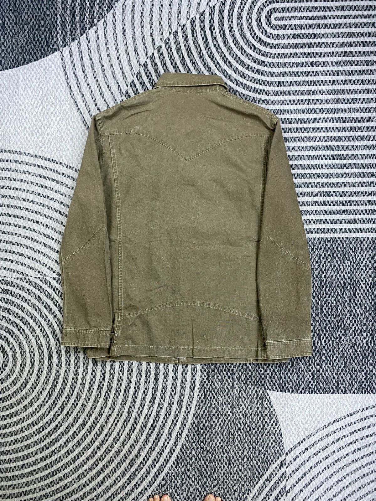 Kansai Yamamoto Vintage Kansai Jeans Brown Zipper Cotton Jacket Size US M / EU 48-50 / 2 - 2 Thumbnail