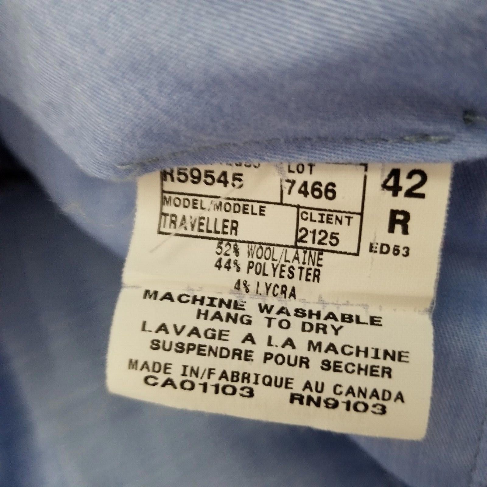 Rivieras Riviera Traveler Gray Pants 42R Mixed Blend Men's Size US 42 / EU 58 - 3 Thumbnail