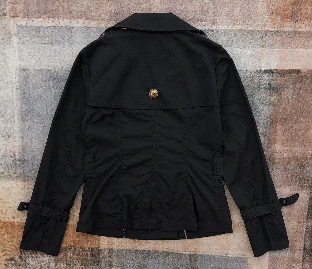 Burberry Burberry London Blue Label Gold Button Peacoat Women Jacket Size S / US 4 / IT 40 - 2 Thumbnail