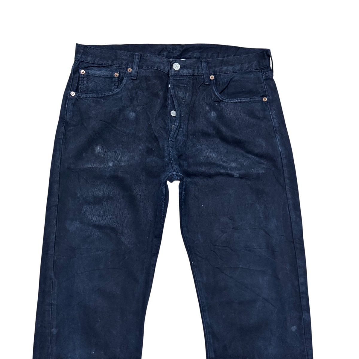 Beams Japan × Levi's Remake By AND TEMA Levis 501 Black Denim Jeans Open Leg Size US 36 / EU 52 - 4 Thumbnail