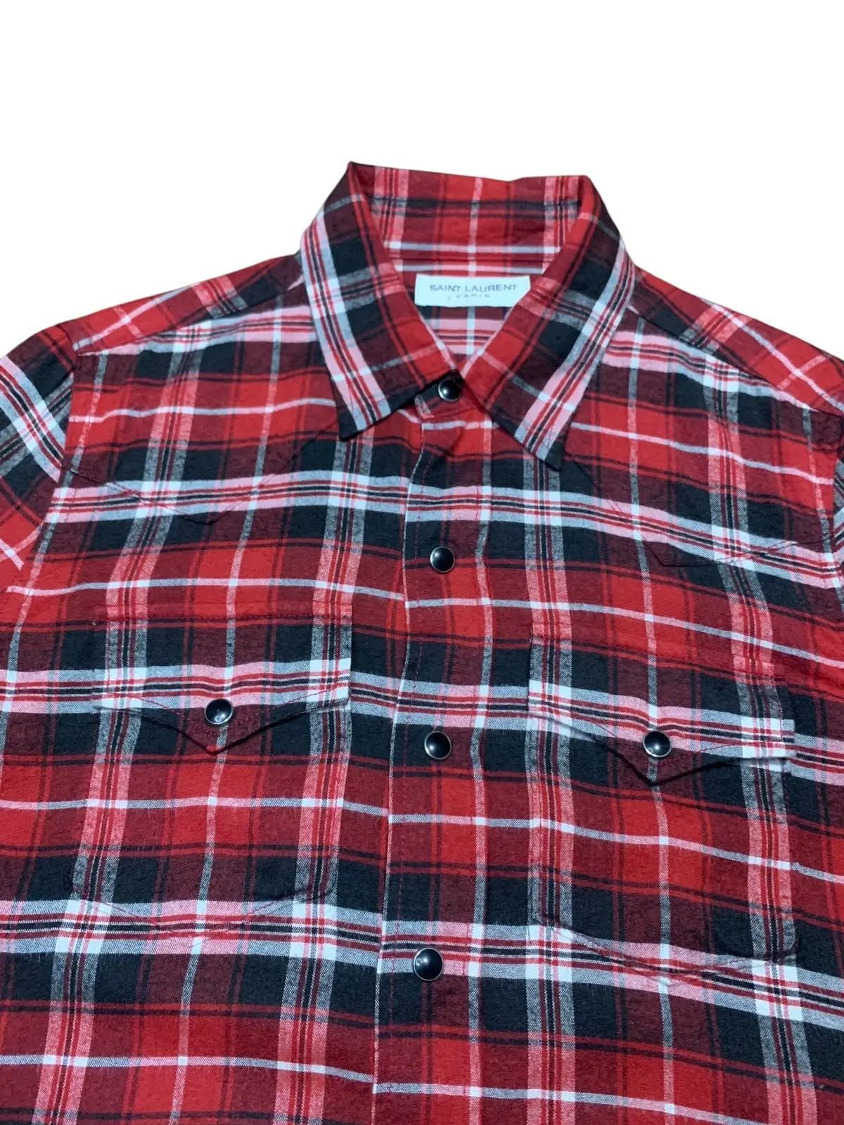 Hedi Slimane Saint laurent paris western flannel Size US XS / EU 42 / 0 - 3 Thumbnail