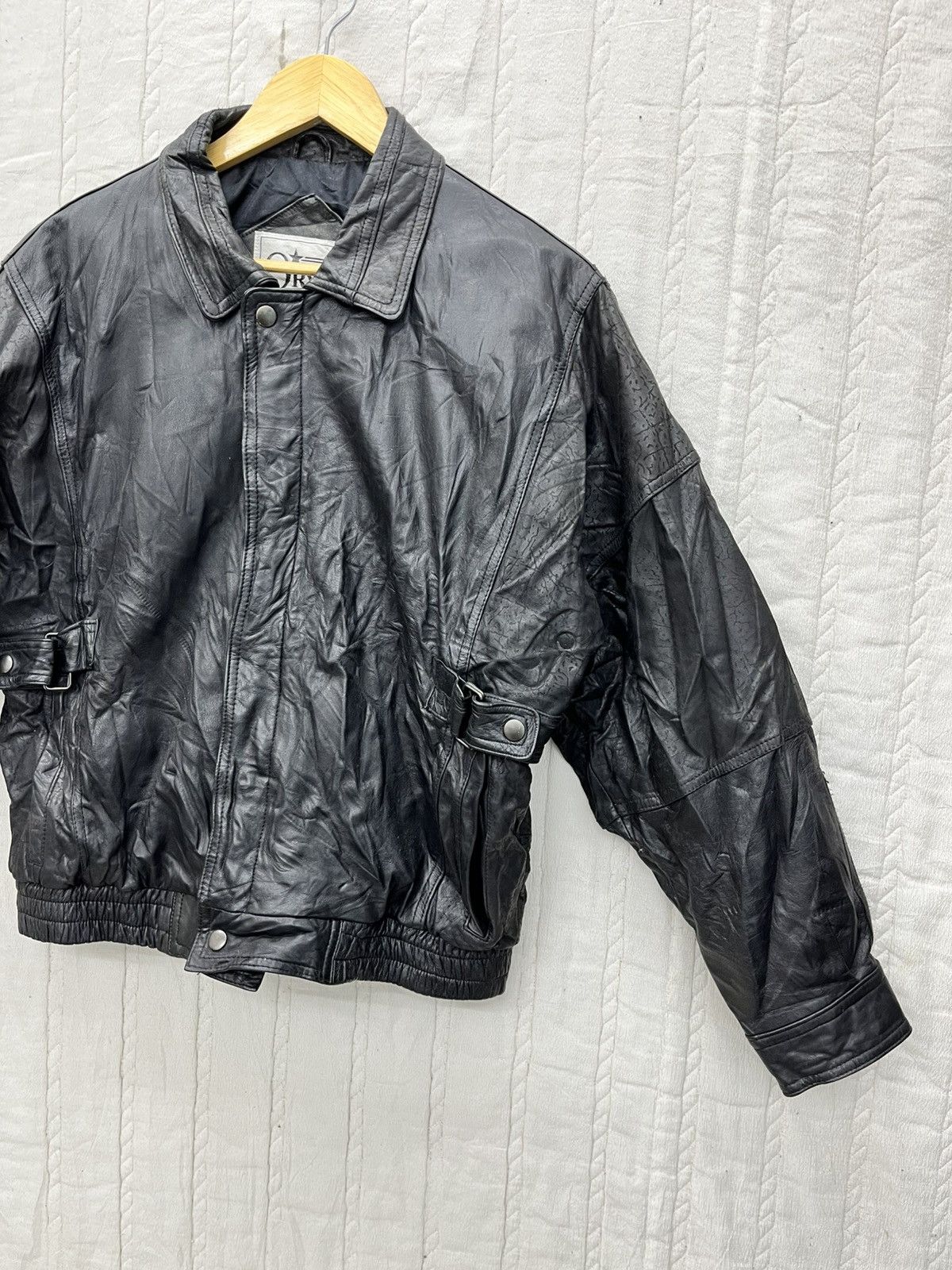 Genuine Leather × Orvis ORVIS LEATHER BOMBER JACKET Size US M / EU 48-50 / 2 - 3 Thumbnail