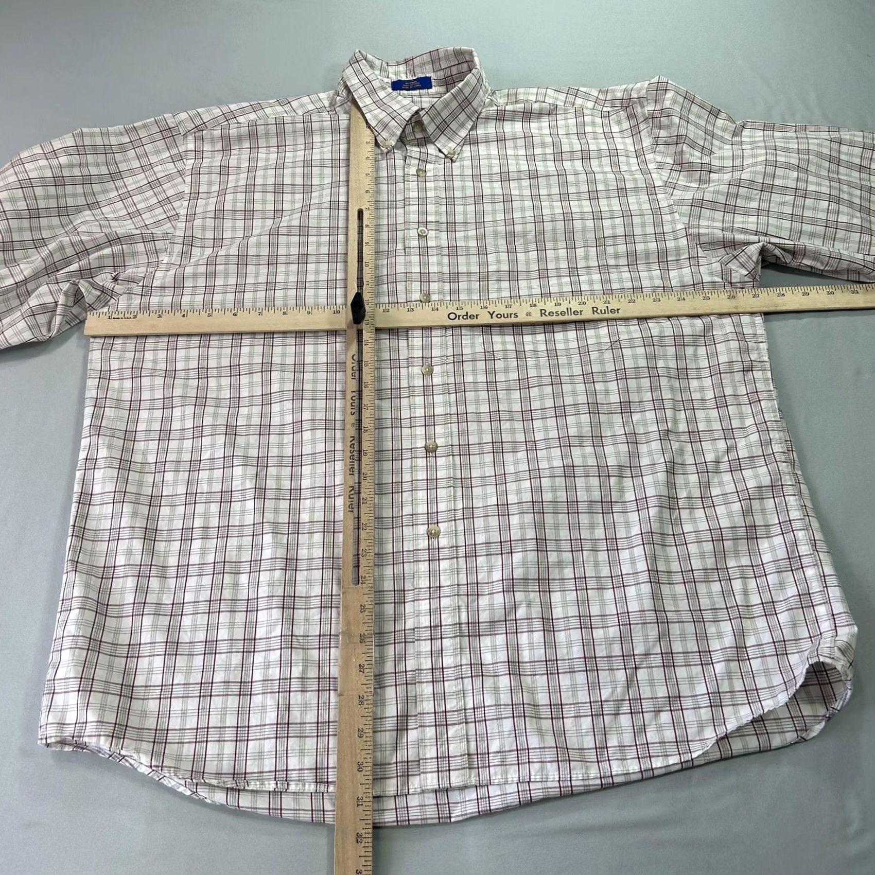 Pendleton Pendleton Shirt Mens XL White Red Plaid Button Down Long Sleeve 100% Cotton Size US XL / EU 56 / 4 - 5 Thumbnail