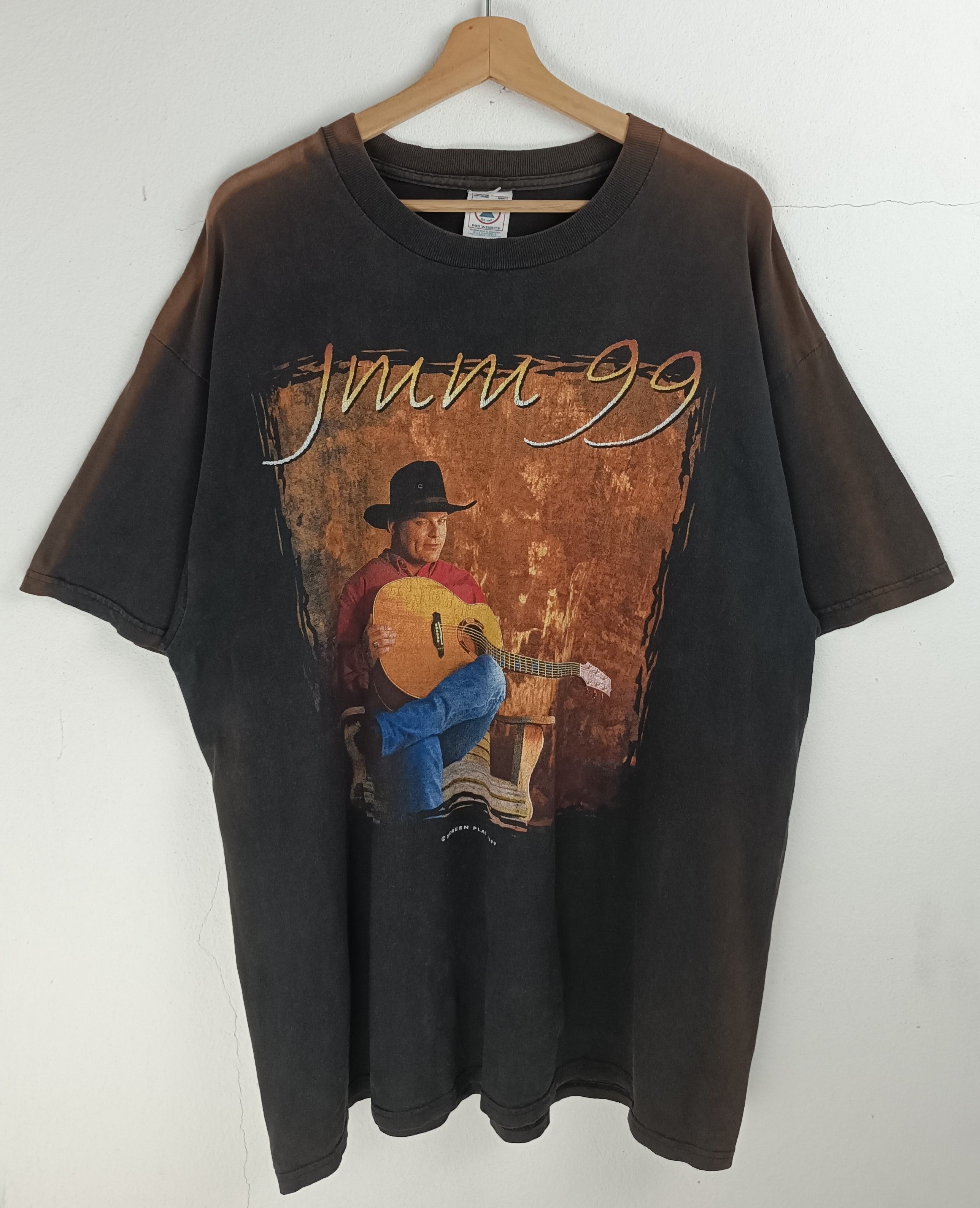 Vintage THRASHED FADED VINTAGE '99 JOHN MICHAEL MONTGOMERY TOUR TEE Size US XL / EU 56 / 4 - 3 Thumbnail