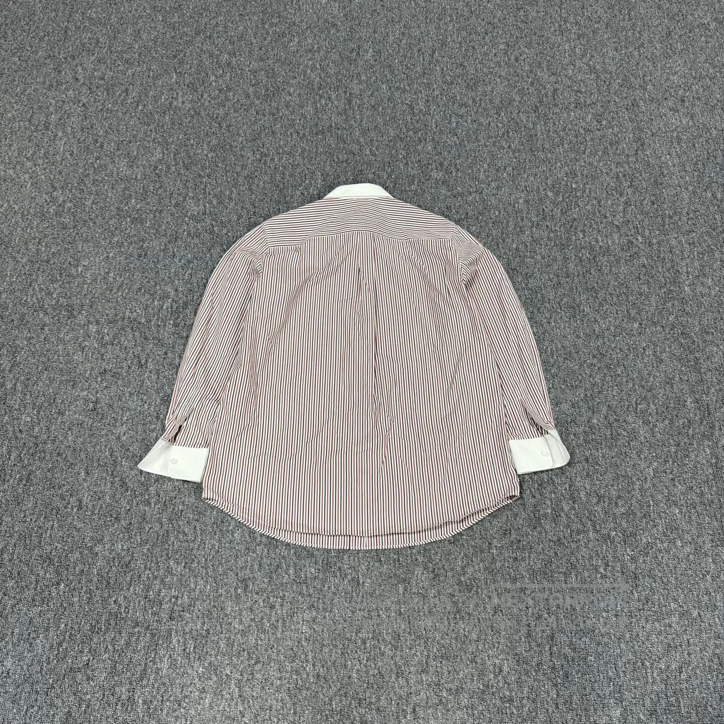 Celine CELINE Embroidery; vertical stripes; long-sleeved shirt| Size US L / EU 52-54 / 3 - 2 Thumbnail
