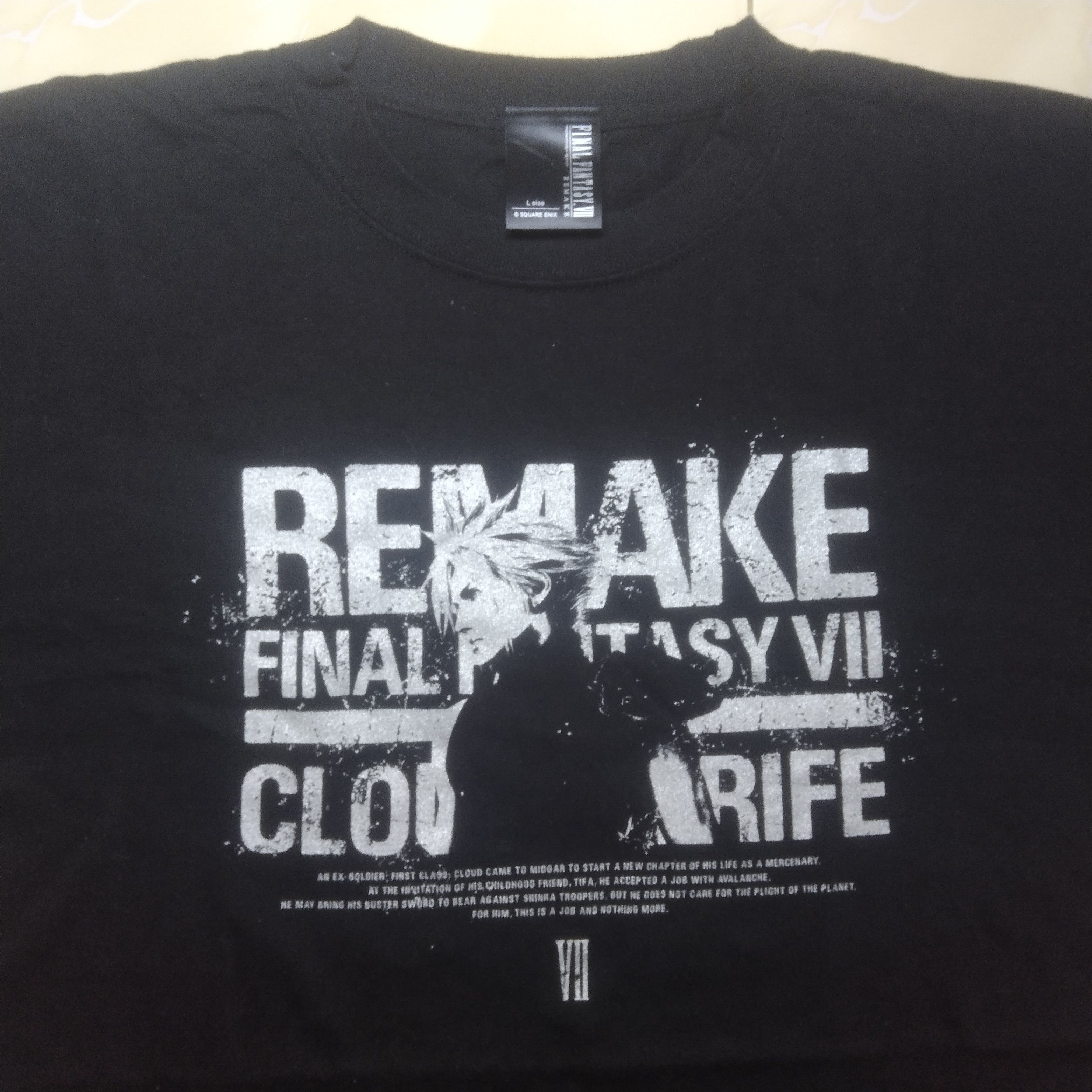 Anime × The Game Final Fantasy Remake ( Cloud Strife) T shirt Size US L / EU 52-54 / 3 - 1 Thumbnail