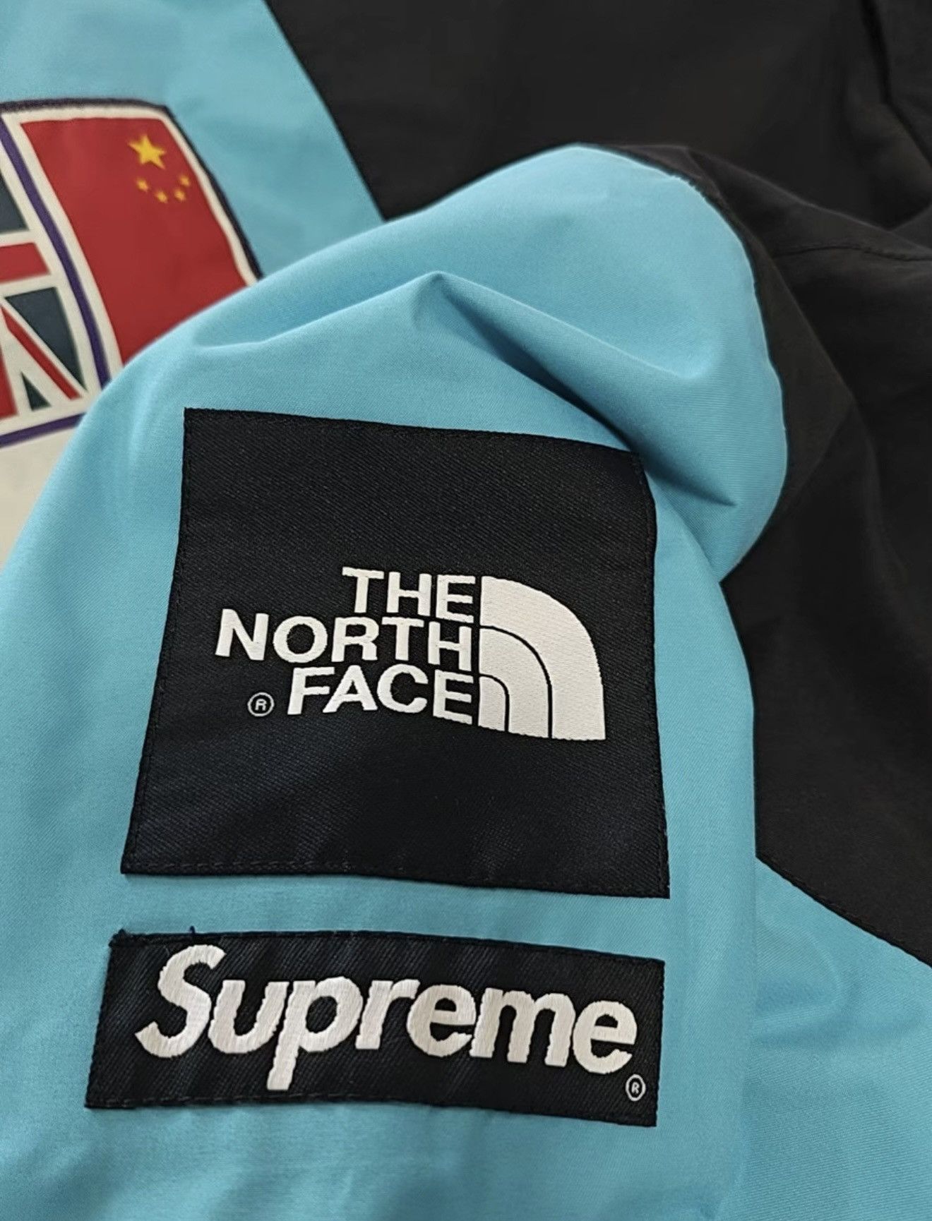 Supreme × The North Face Supreme tnf north face teal flag expedition coach Jacket Size US L / EU 52-54 / 3 - 8 Thumbnail