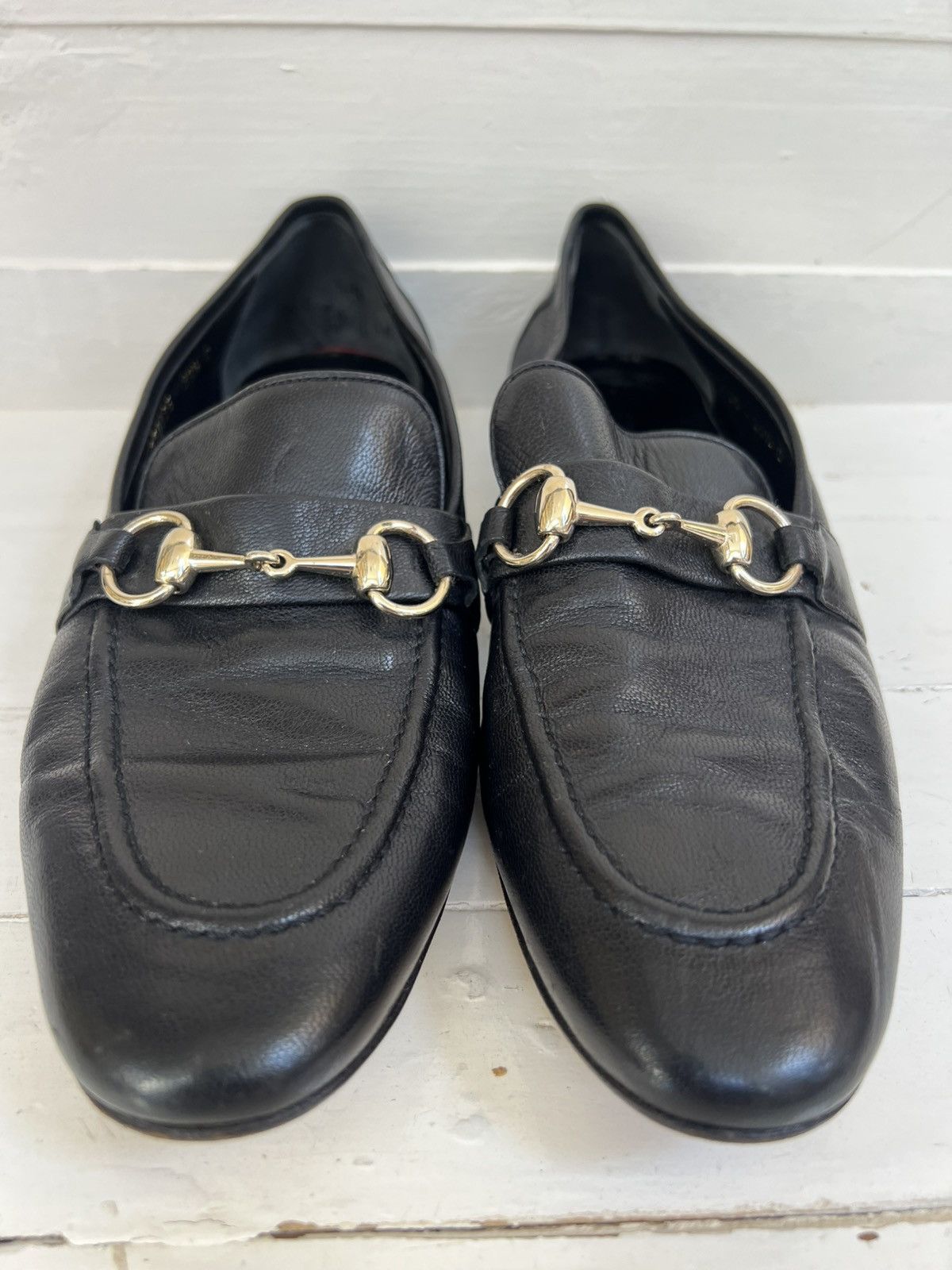 Gucci Gucci Black leather Loafers Size US 6.5 / EU 39-40 - 21 Thumbnail