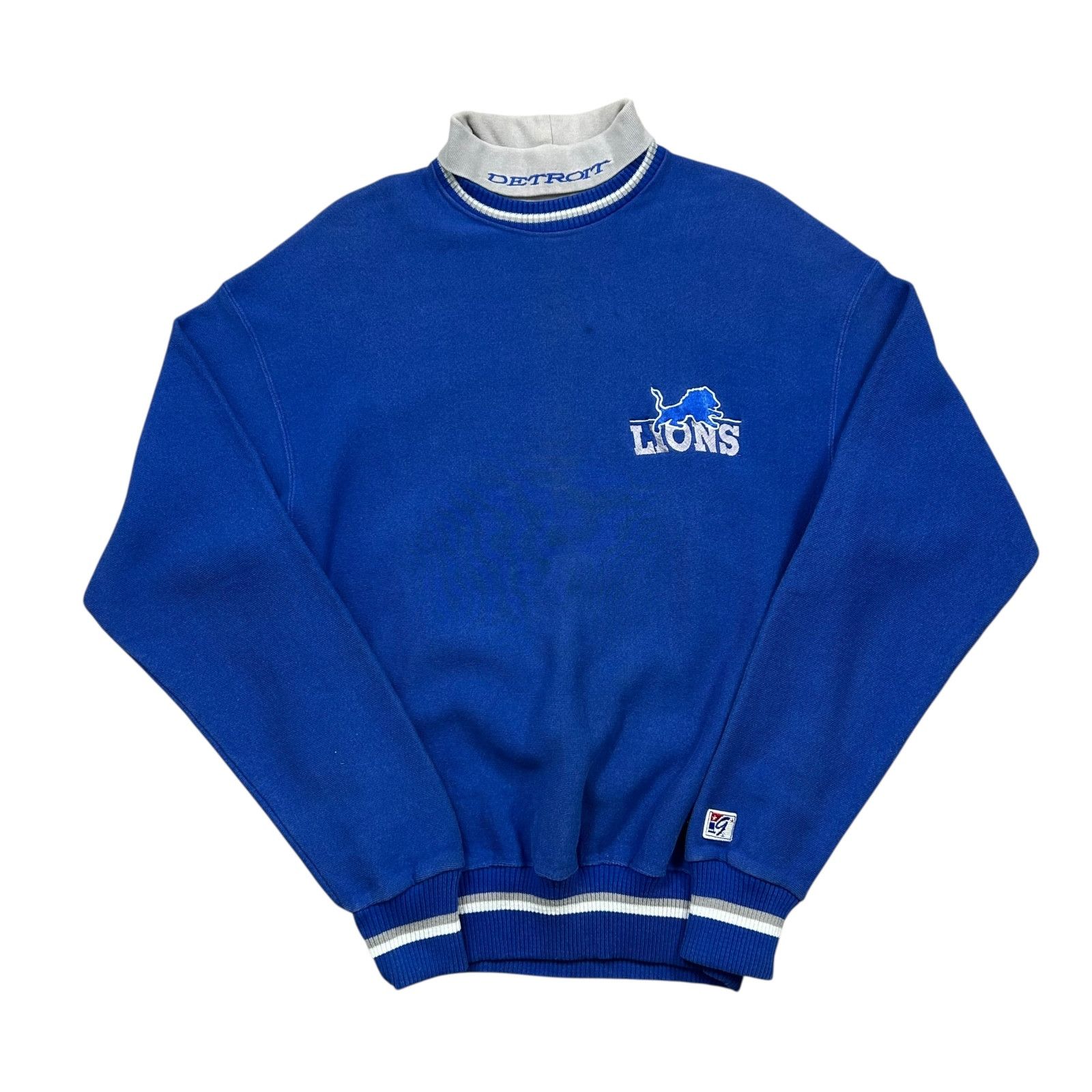 NFL VTG 90s DETROIT LIONS THE GAME TURTLENECK SWEATSHIRT Size US M / EU 48-50 / 2 - 1 Thumbnail