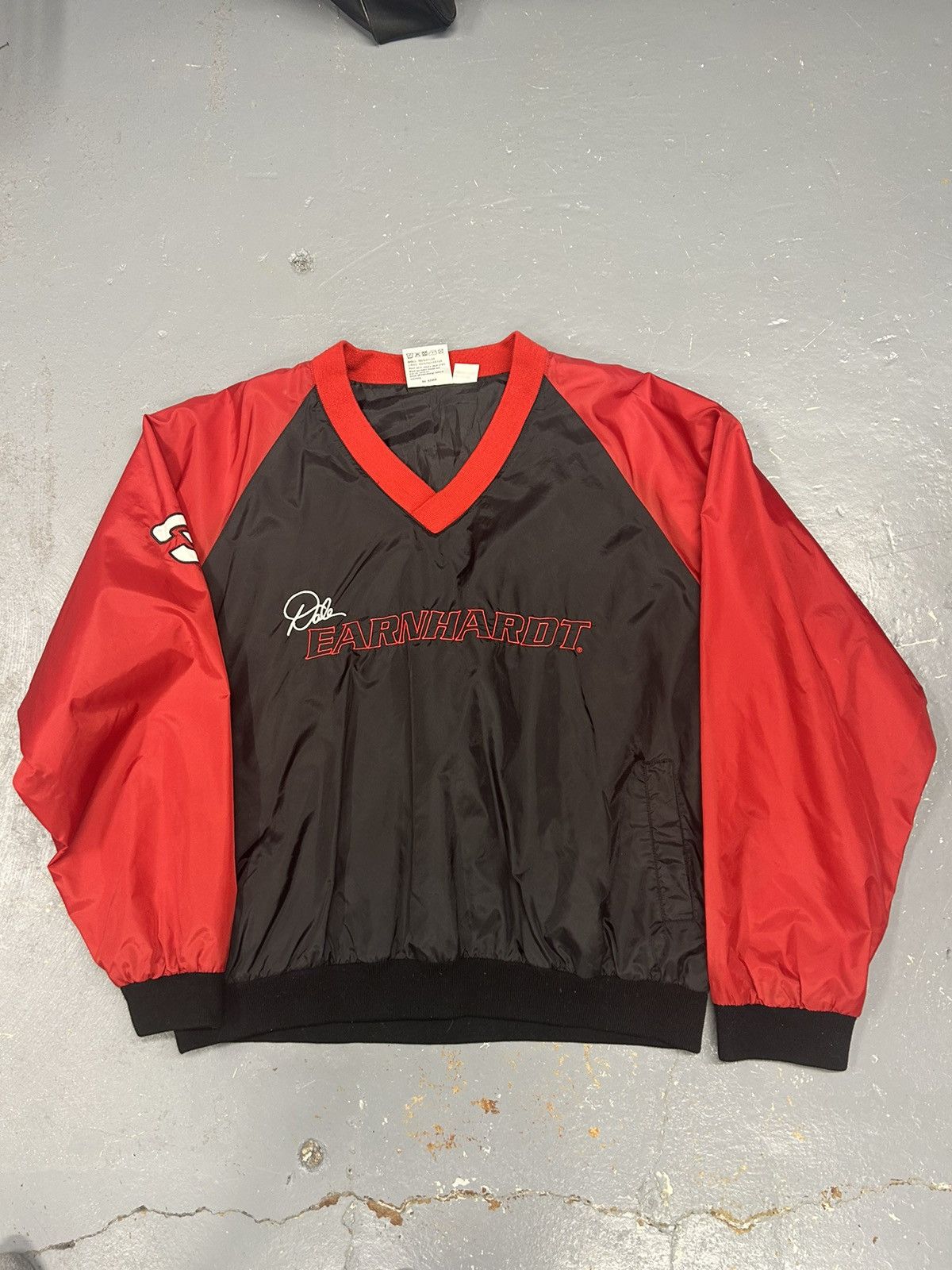 NASCAR × Vintage Crazy Vintage Y2K Dale Earnhardt Pullover Windbreaker Jacket Size US XL / EU 56 / 4 - 1 Thumbnail