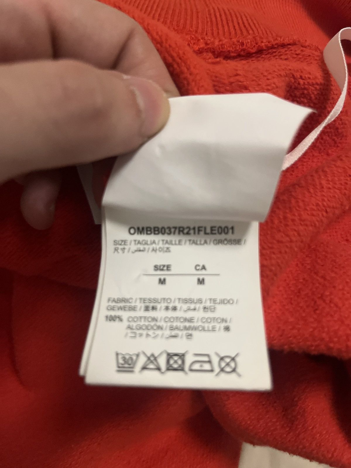 Off-White Monalisa white stripes hoodie Size US M / EU 48-50 / 2 - 6 Thumbnail