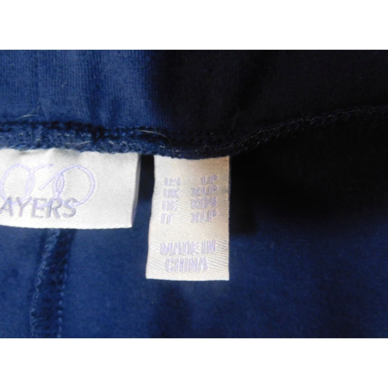 Vintage LOGO by Lori Goldstein Legging Leggings Petites Womens blue stretch 34 in PL Blue Ankle Inseam 26 in Stretch Logo Womens Size 24" / US 00 / IT 34 - 5 Thumbnail