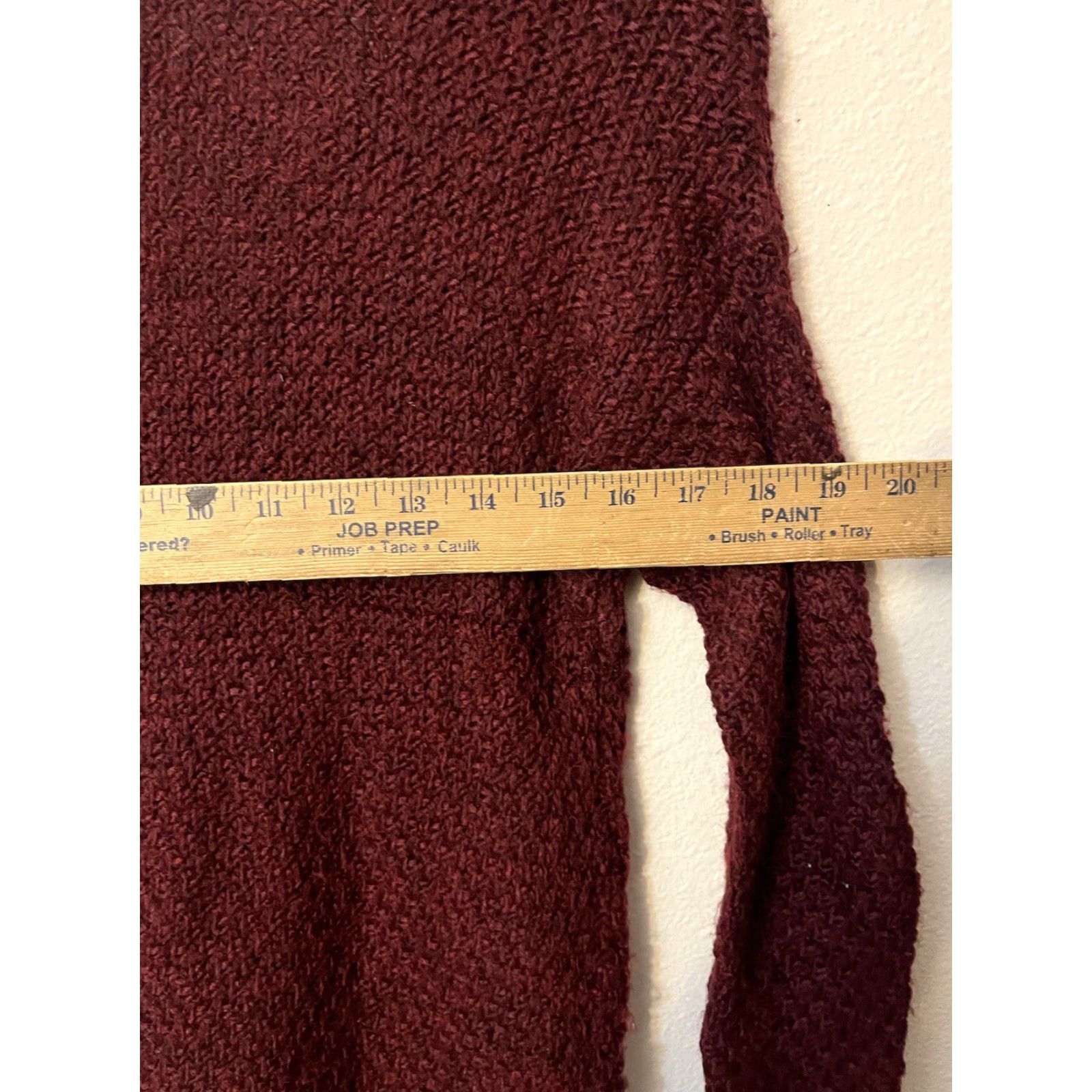 American Eagle Outfitters American Eagle Outfitters Sweater Dress Womens XS Maroon Wool Blend Long Sleeve V-Neck Size XS / US 0-2 / IT 36-38 - 5 Thumbnail