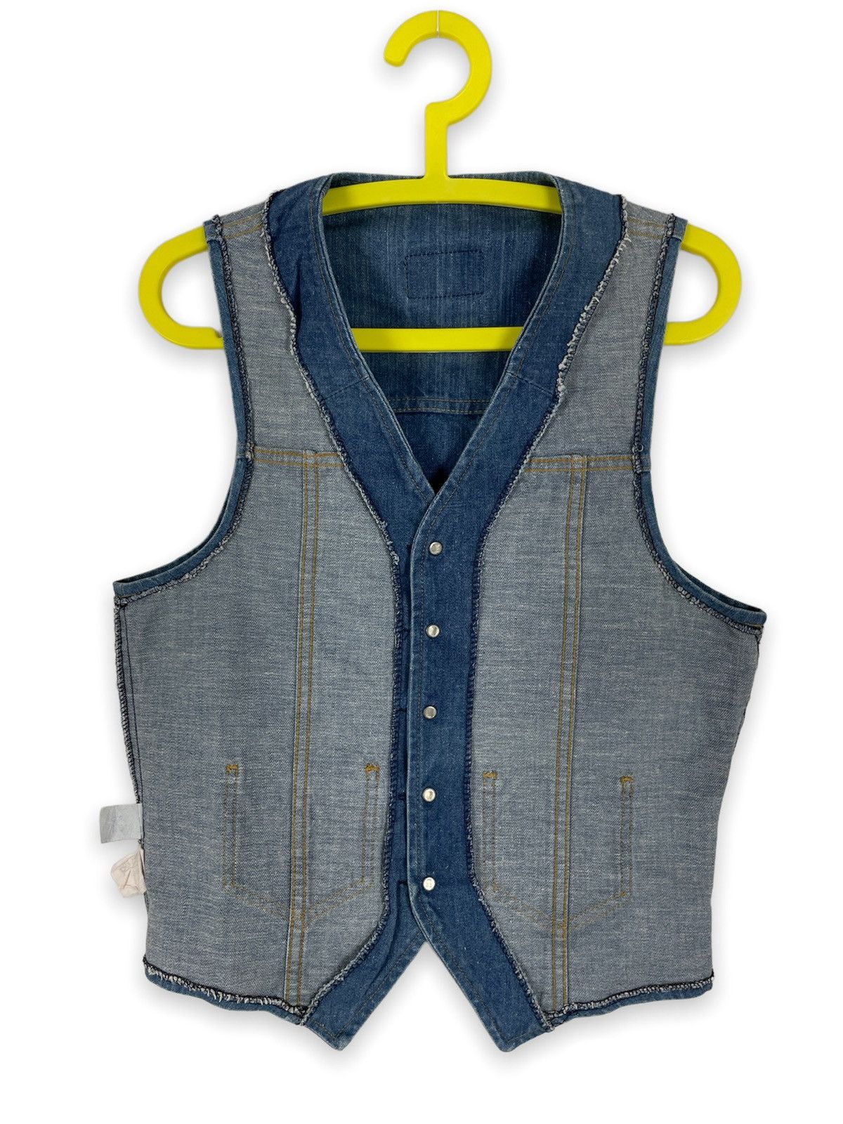 Levi's × Levi's Made & Crafted VTG 70’s 60613 Big E Denim Western Vest USA Teucker Jean Gilet Pocket Jacket Waistcoat Size US M / EU 48-50 / 2 - 9 Thumbnail