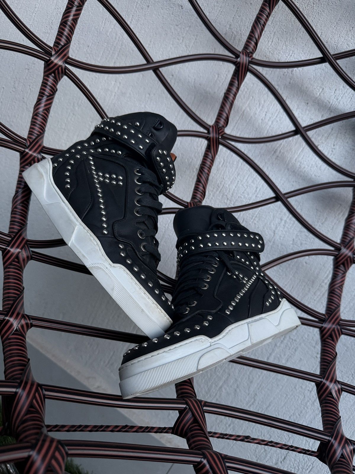 Givenchy 🎸studded tyson by Riccardo tisci Size US 5 / EU 37 - 6 Thumbnail