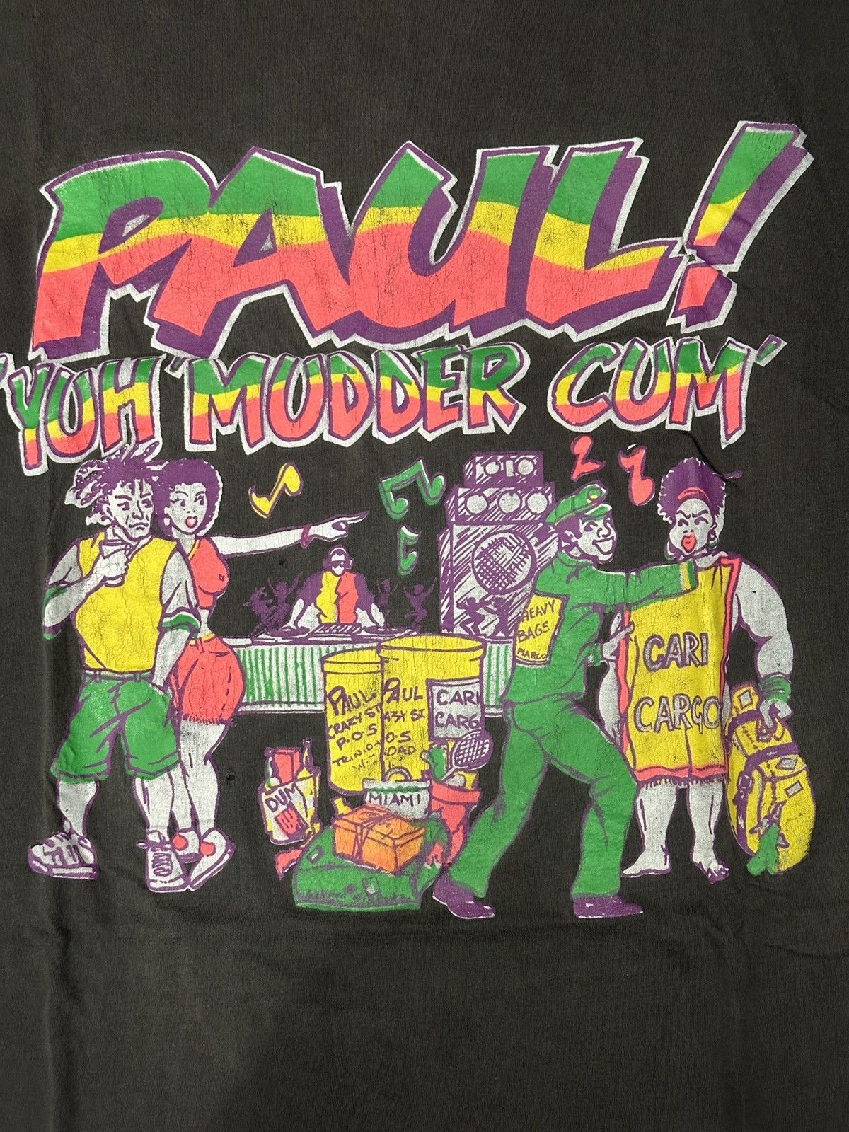 Vintage Crazy - Paul Yuh Mudder Cum T Shirt Large Size US L / EU 52-54 / 3 - 1 Thumbnail