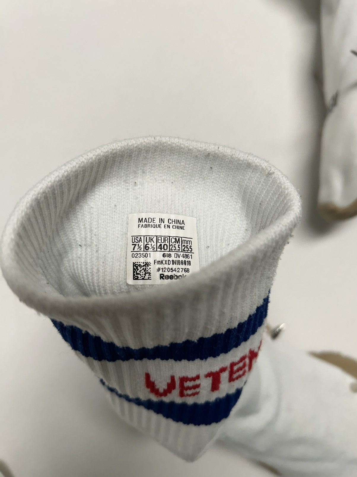 Vetements SS2018 Reebok Sock Runner Reworked Size US 7.5 / EU 40-41 - 3 Thumbnail
