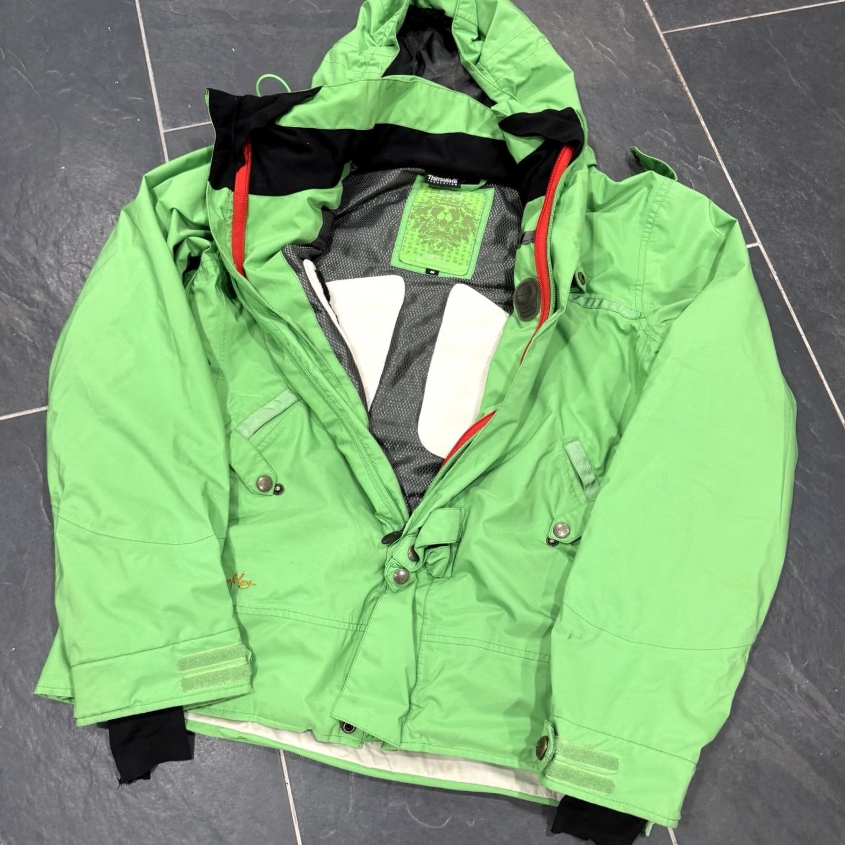 Oakley Oakley Ski Jacket Womens Medium Green Hooded Regular Fit Zip Pockets Mens Womens Girls? Size M / US 6-8 / IT 42-44 - 4 Thumbnail
