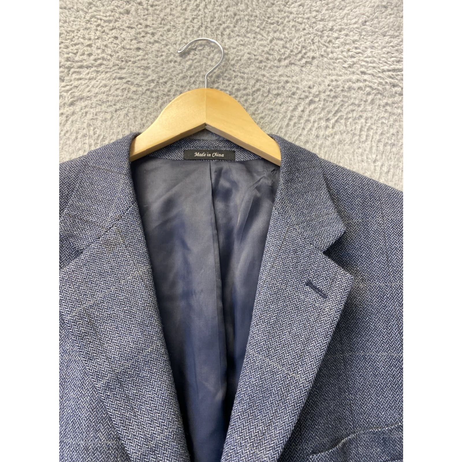 Polo Ralph Lauren Polo Ralph Lauren Wool Tweed Blazer Herringbone Gray 46R Mens Italy Sports Coat Size US XXL / EU 58 / 5 - 4 Thumbnail
