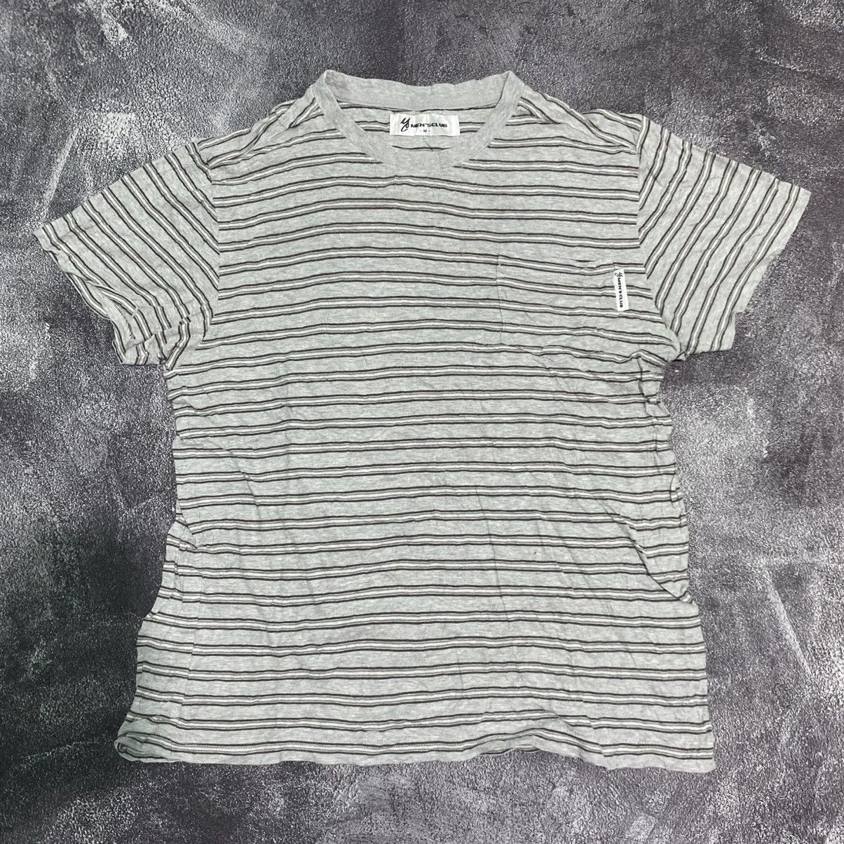 Y's for Men Vintage Y’s For Men Yohji Yamamoto Stripe Pocket Tee Size US L / EU 52-54 / 3 - 1 Thumbnail