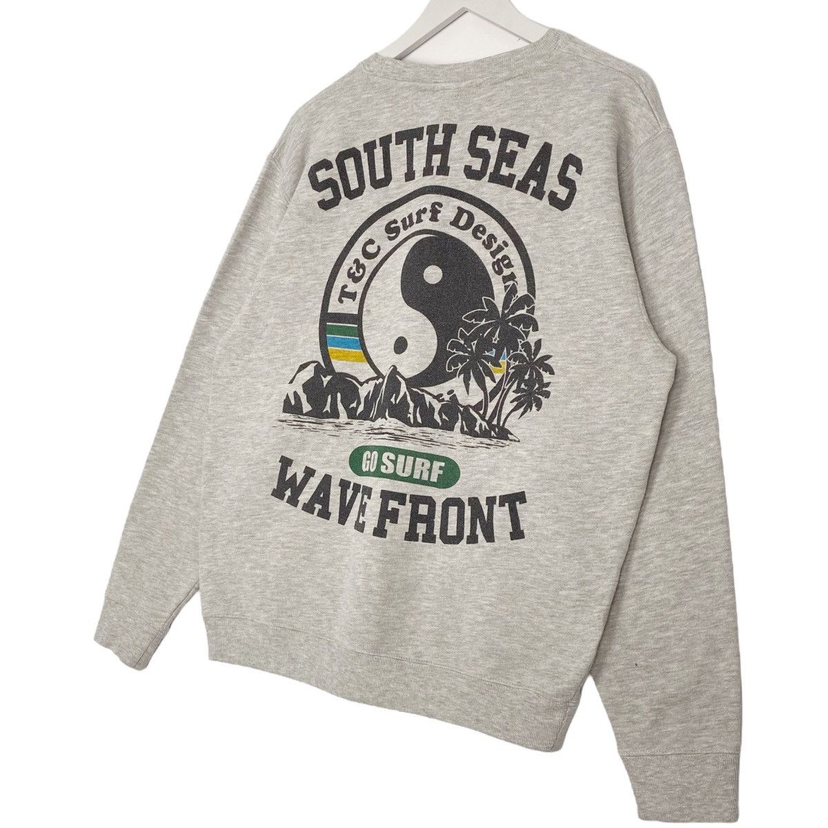 Other Vintage T&C Surf Hawaii Crewneck Sweatshirt Gray Size M Size US M / EU 48-50 / 2 - 2 Thumbnail