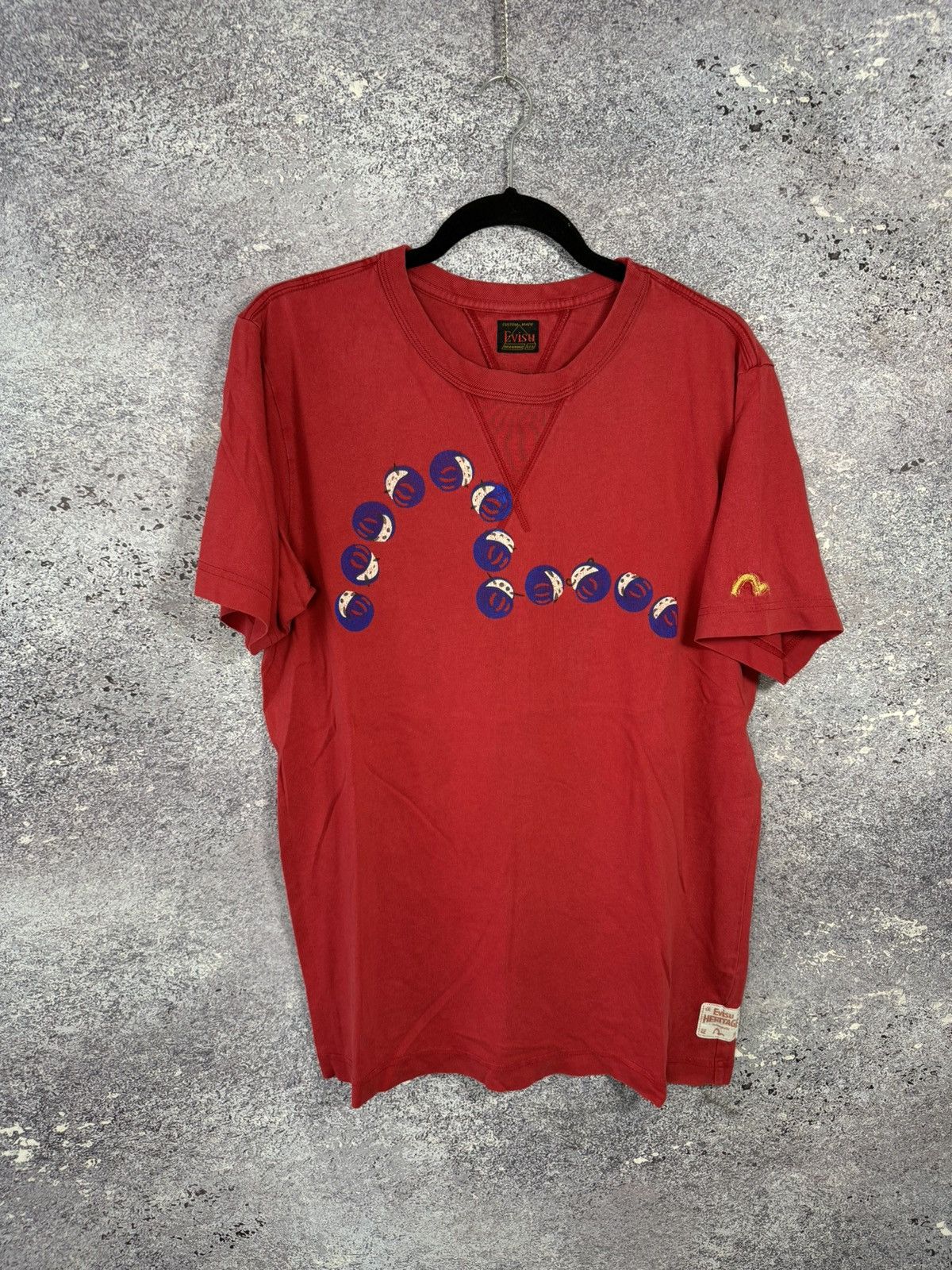 Evisu × Japanese Brand × Vintage Vintage Evisu Big logo tee y2k 90’s L size Size US L / EU 52-54 / 3 - 1 Thumbnail