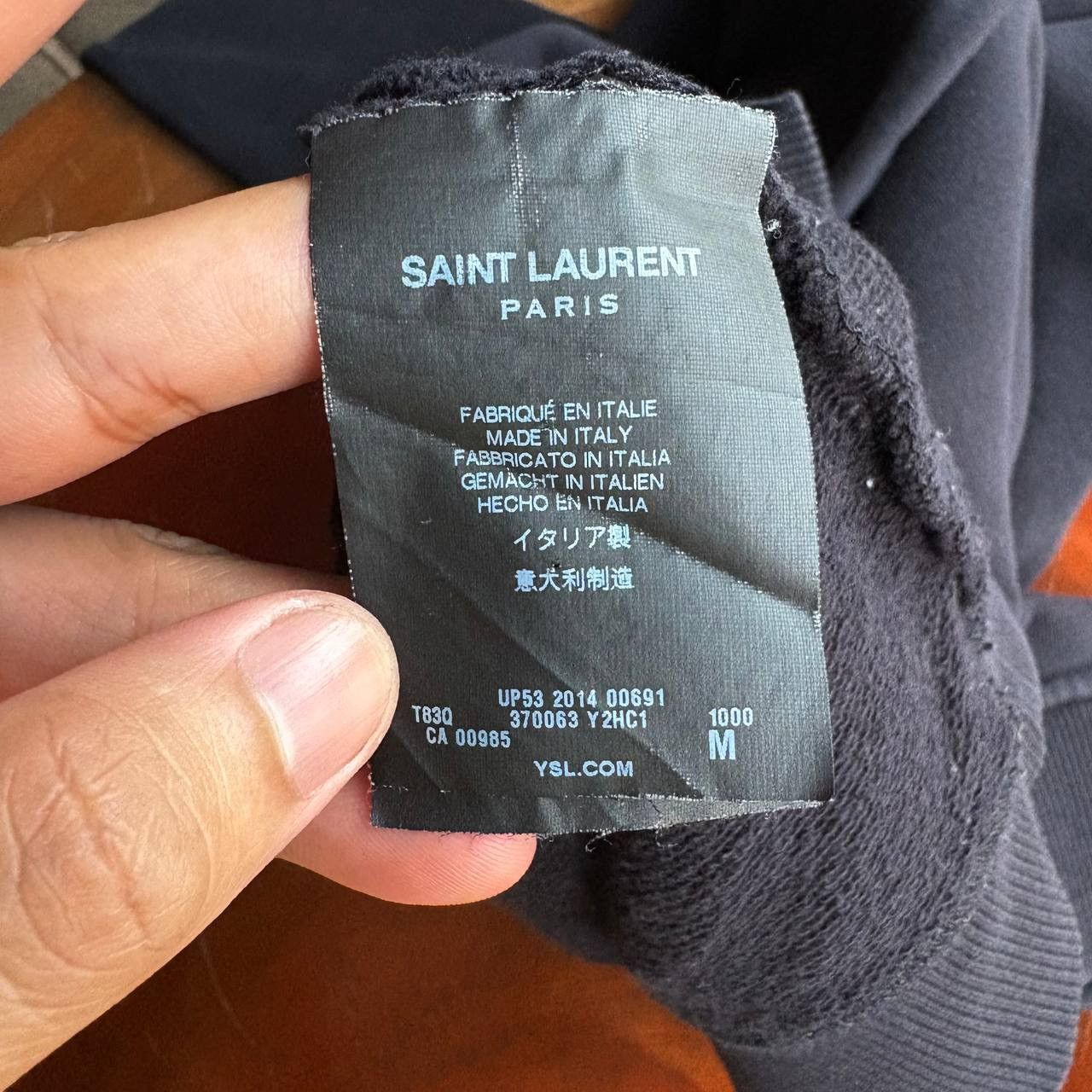 Saint Laurent Paris Saint Laurent Paris SS2014 Savage Zebra Black Sweatshirt Size US M / EU 48-50 / 2 - 8 Thumbnail