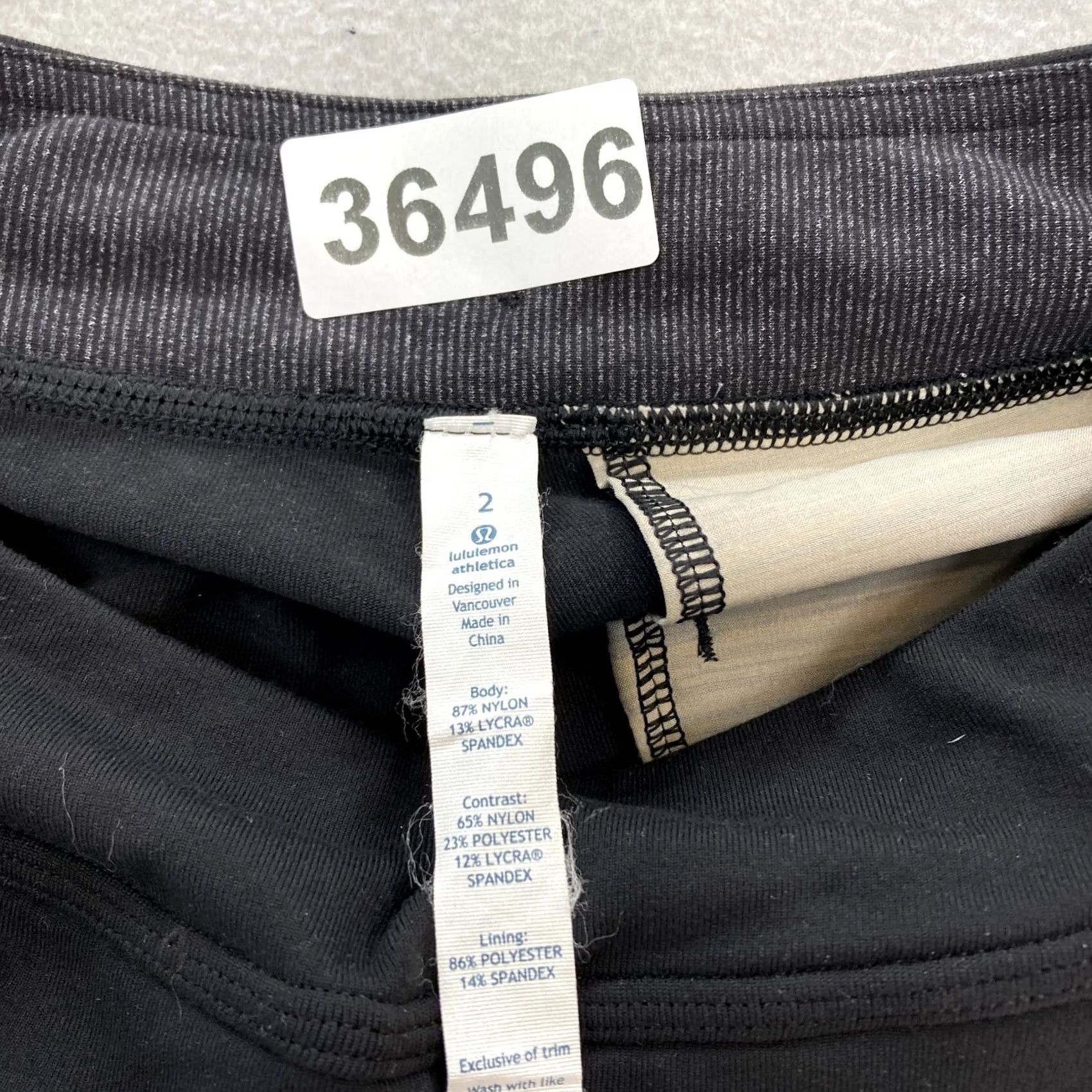 Lululemon Lululemon It’s a Wrap Pant Women's 6 Black Stretch Pull On Skinny Ankle Yoga Gym Size 42" / US 20 - 5 Thumbnail