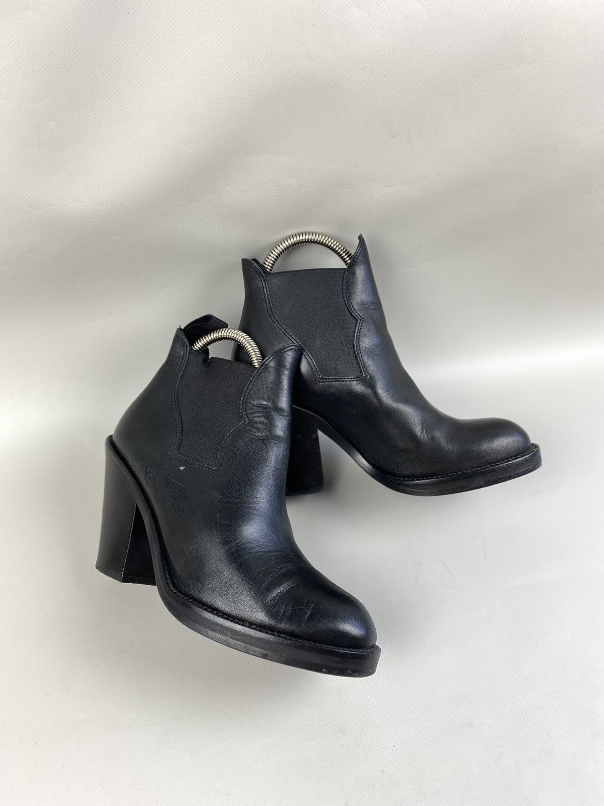 Acne Studios Acne ladies leather heeled boots size 37 Size US 7 / IT 37 - 17 Thumbnail