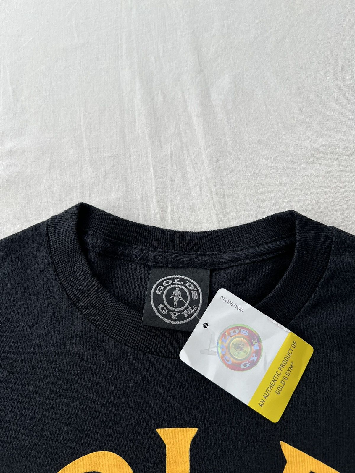 Vintage Golds Gym Bodybuilding Workout Sport Black T-shirt Size US M / EU 48-50 / 2 - 8 Thumbnail