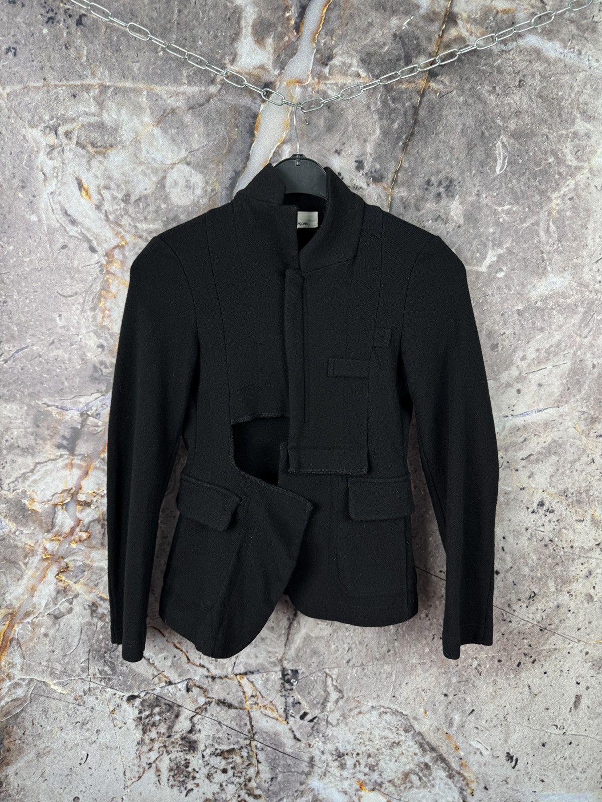 Comme des Garcons Women’s H&M x Comme des Garçons Black Blazer Avant Garde Size S / US 4 / IT 40 - 1 Thumbnail